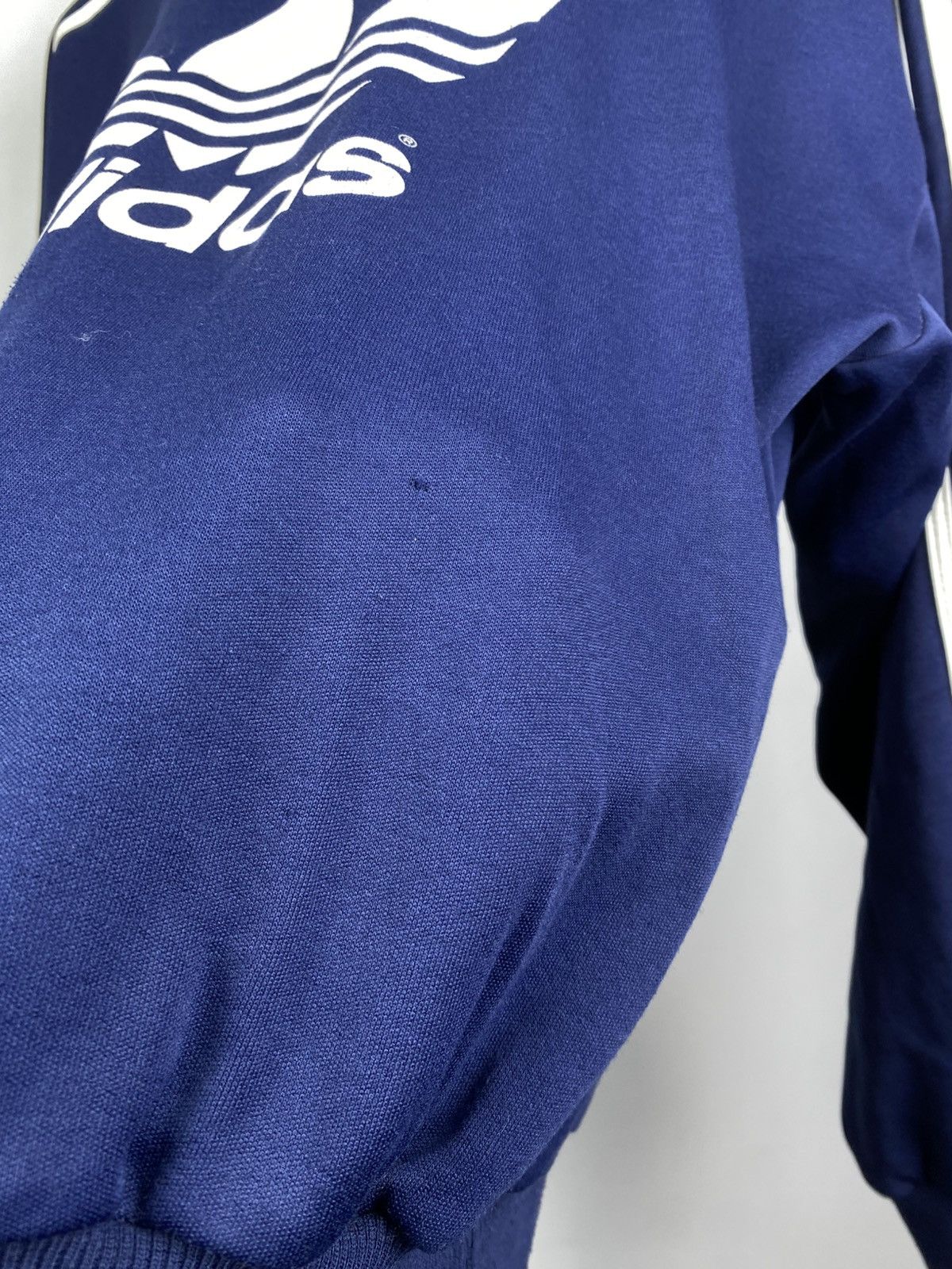 Adidas × Vintage Vintage Adidas Faded Big Logo Sweatshirt Rare Y2K Germany Size US L / EU 52-54 / 3 - 7 Thumbnail