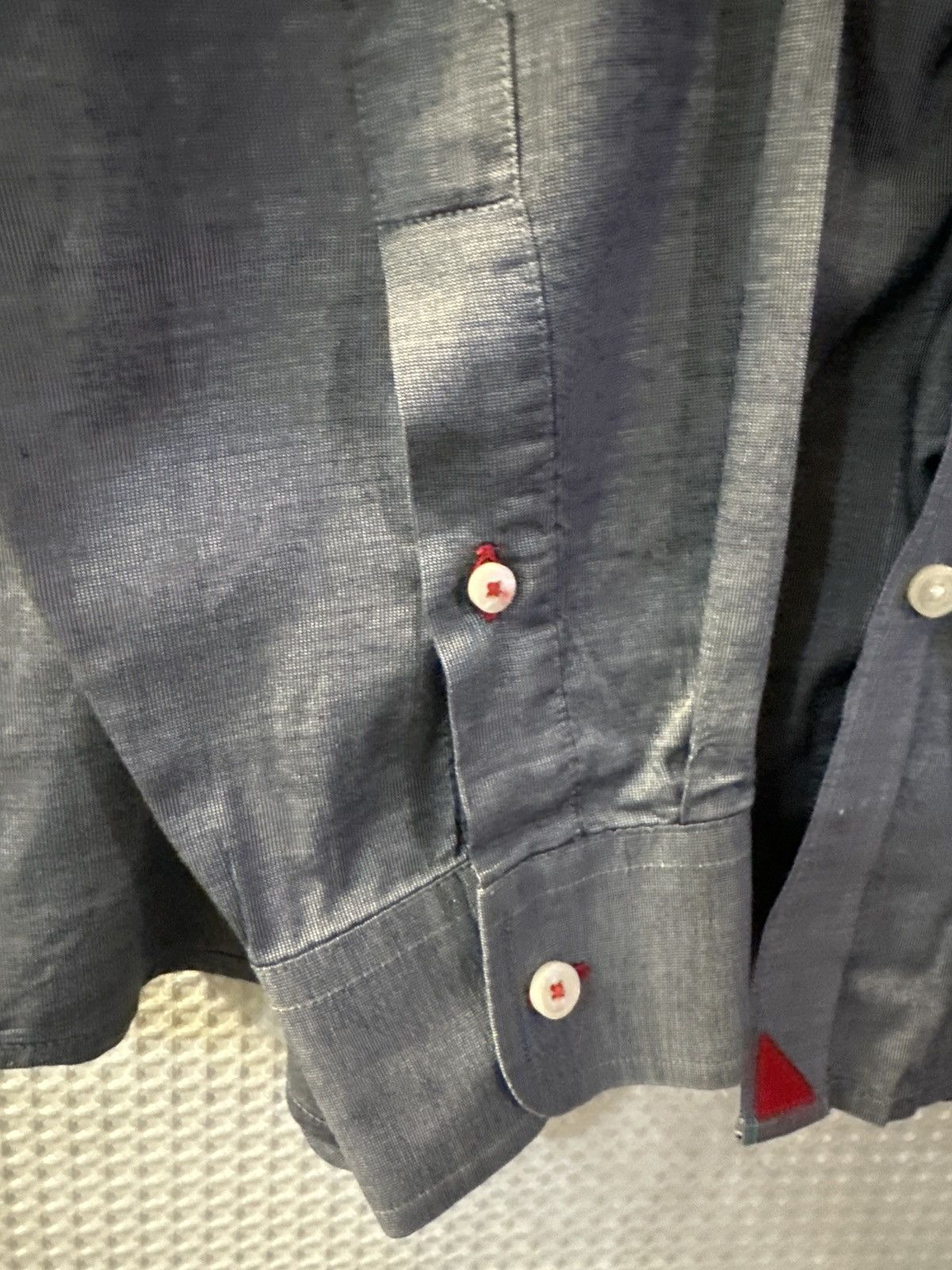 UNTUCKit UNTUCKit Gray Long Sleeve Shirt Size US XL / EU 56 / 4 - 6 Thumbnail