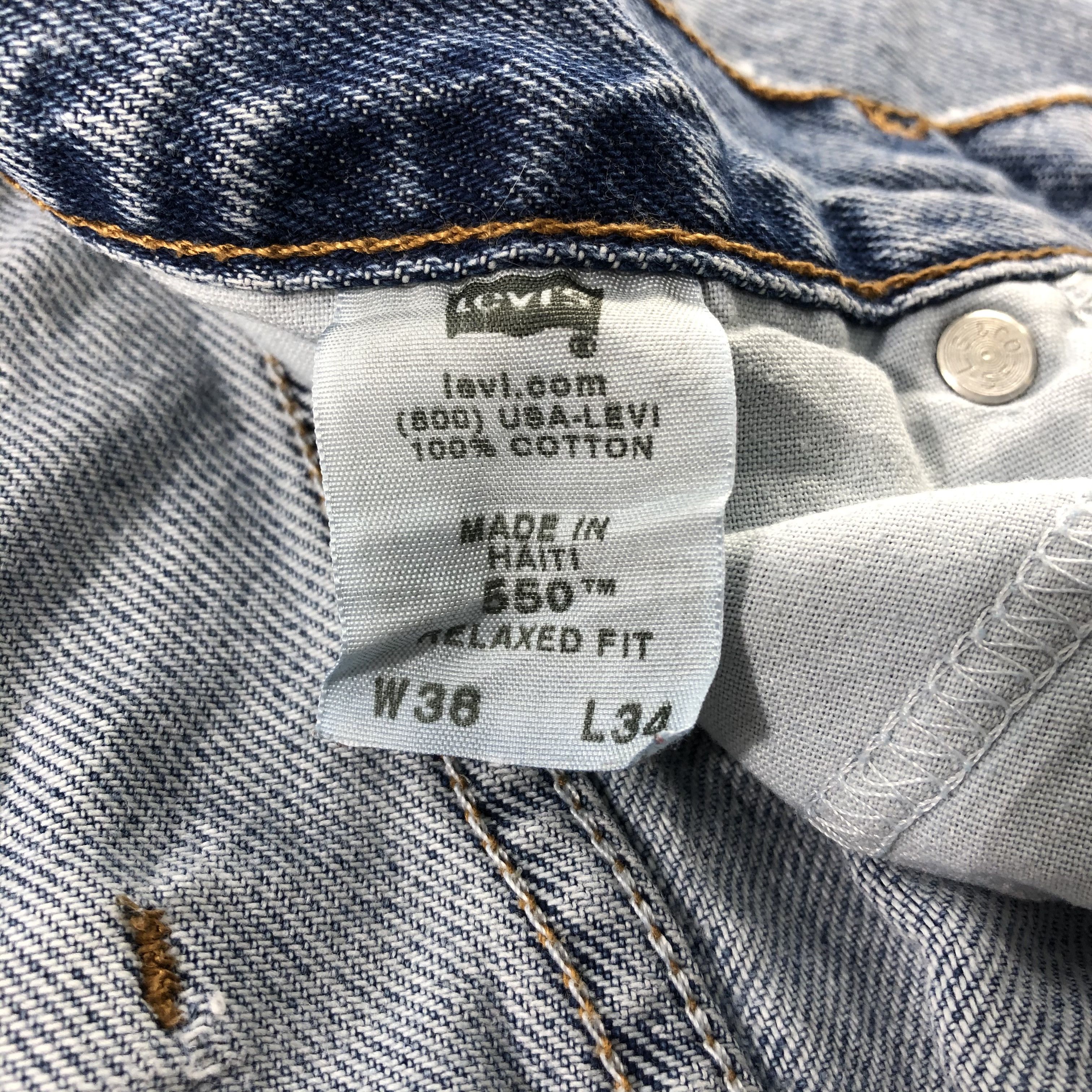 Levi's × Vintage Vintage Light Wash Levis 550 Jeans-JM1851 Size US 38 / EU 54 - 10 Thumbnail
