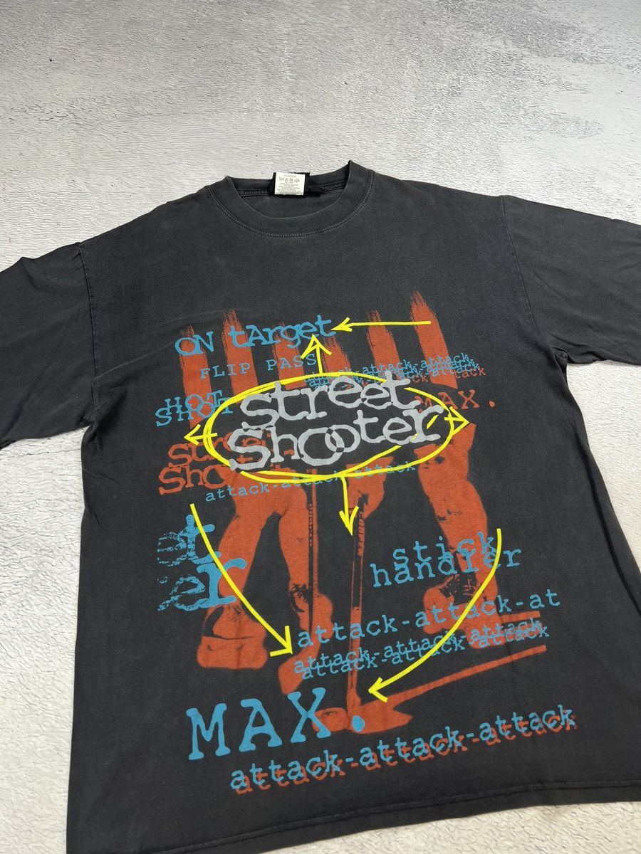 Band Tees × Vintage Vintage 1992 STREET SHOOTER Faded Y2K tee Size US XL / EU 56 / 4 - 4 Thumbnail