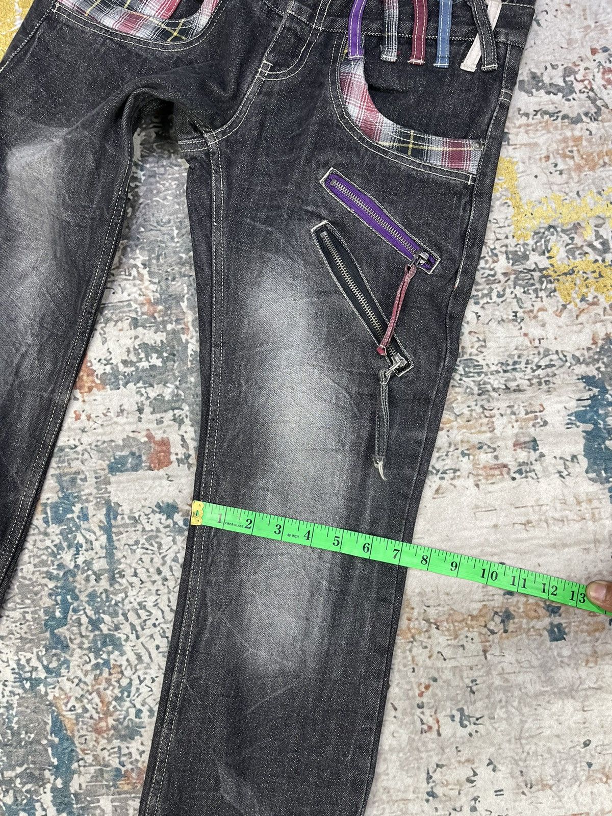 Hysteric Glamour Double Focus Distressed Double Waist Denim Size US 30 / EU 46 - 12 Thumbnail