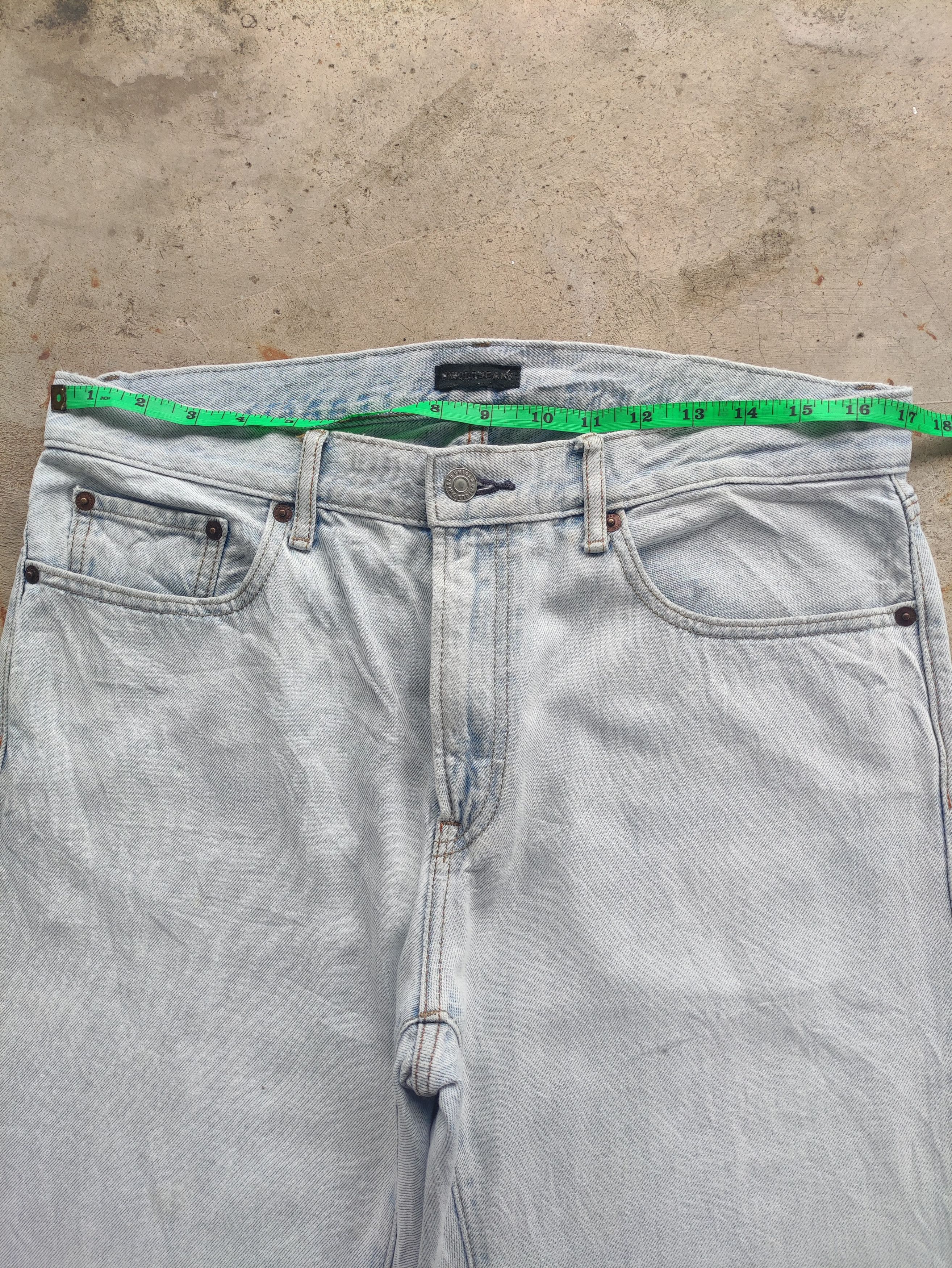 Japanese Brand Vintage Japanese Distressed Faded Denim Pants W34 Size US 34 / EU 50 - 6 Thumbnail