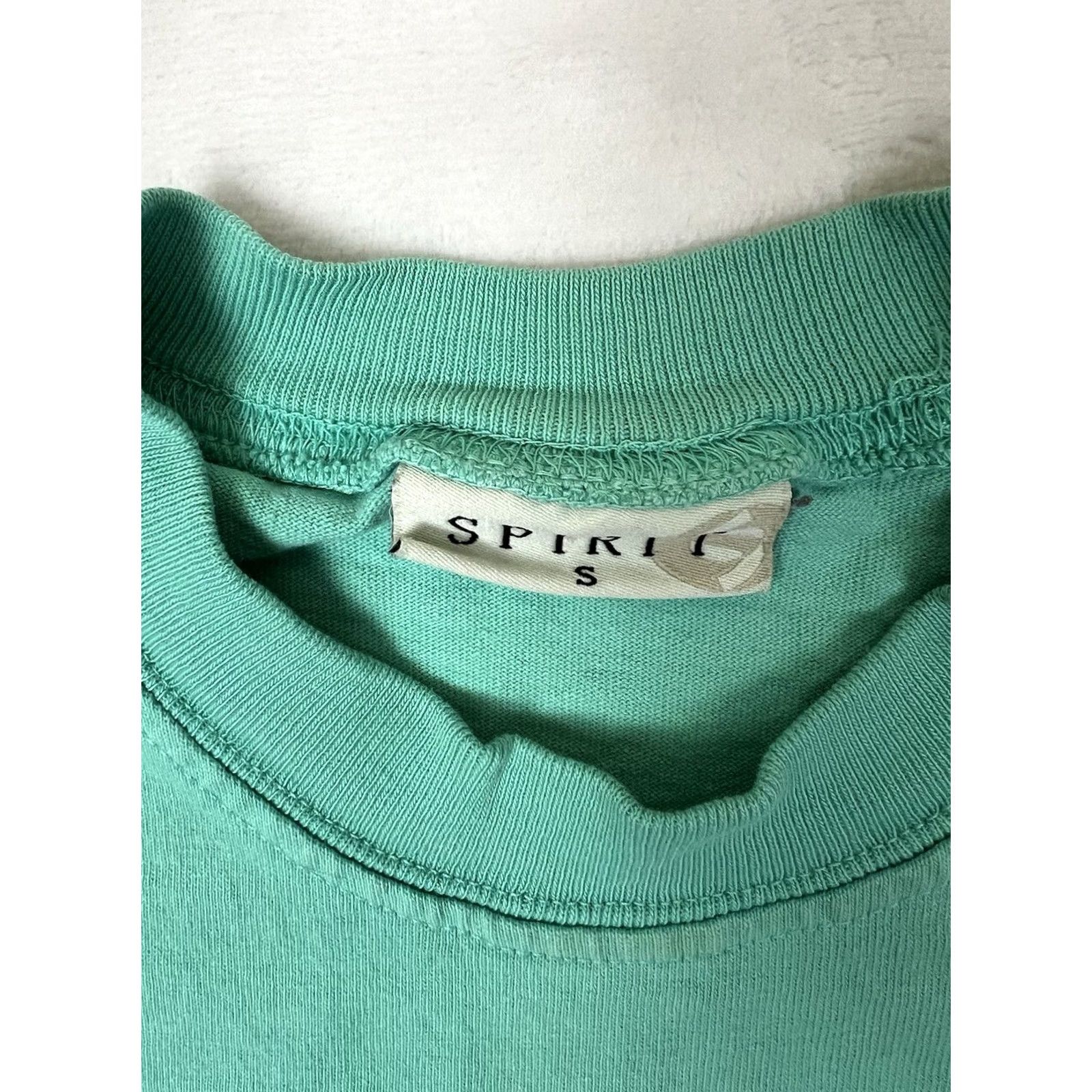 ESPIRIT VINTAGE Panhellenic UC Santa Barbara Long Sleeve Spirit Jersey Shirt Women S Teal Blue 90s College Spirit Size S / US 4 / IT 40 - 5 Thumbnail
