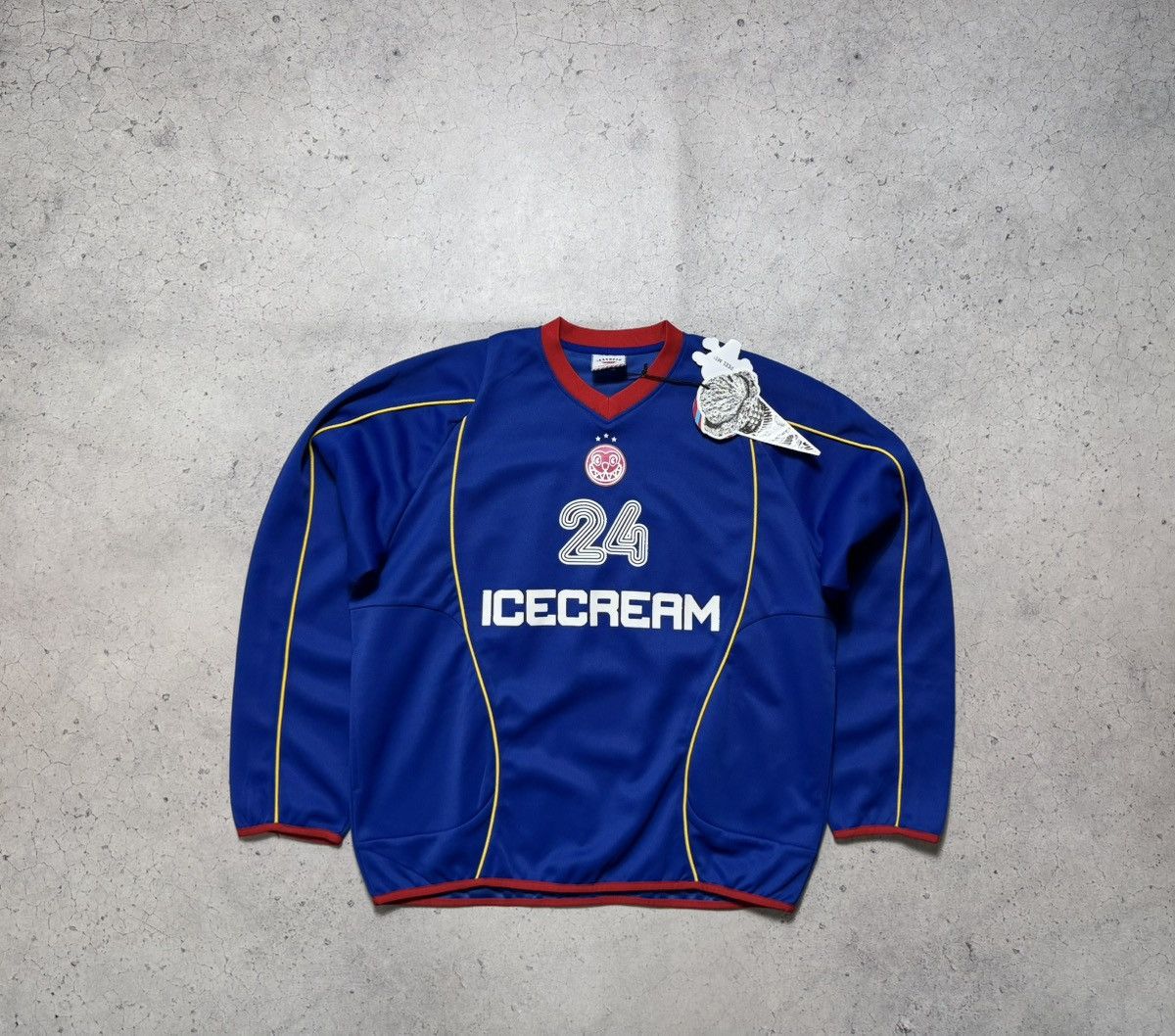 Icecream Icecream #24 New Long Sleeve Football Jersey Size M BBC Size US M / EU 48-50 / 2 - 1 Thumbnail