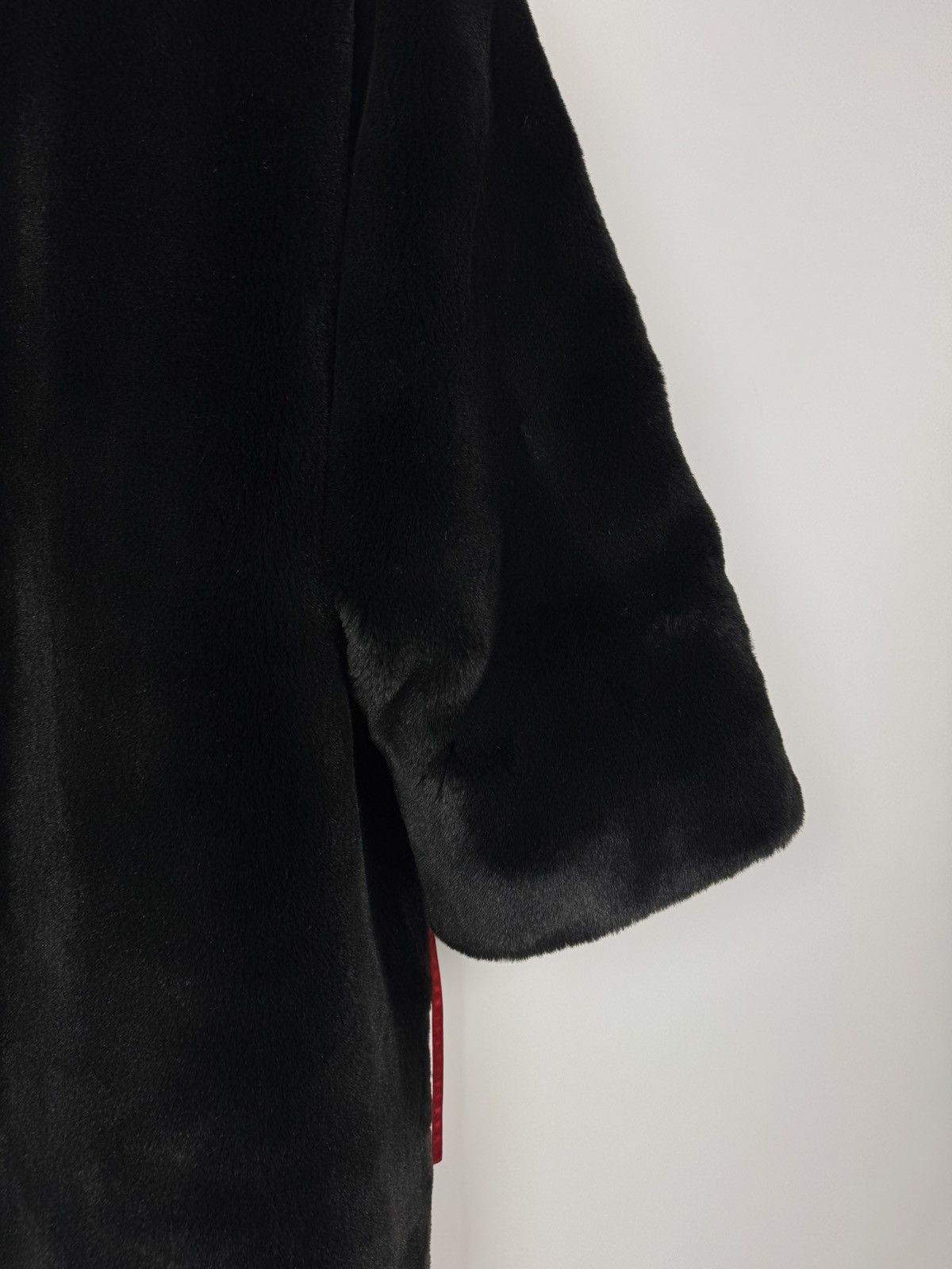Sonia Rykiel Sonia Rykiel Paris Faux-Fur Maxi Length Black Overcoat Size ONE SIZE - 19 Thumbnail
