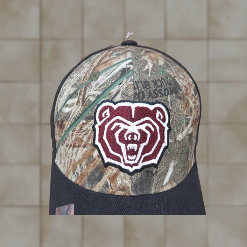 Vintage VTG NWT Bears mossy oak camo hunting trucker cap hat Men's/Unisex? Size ONE SIZE - 1 Thumbnail
