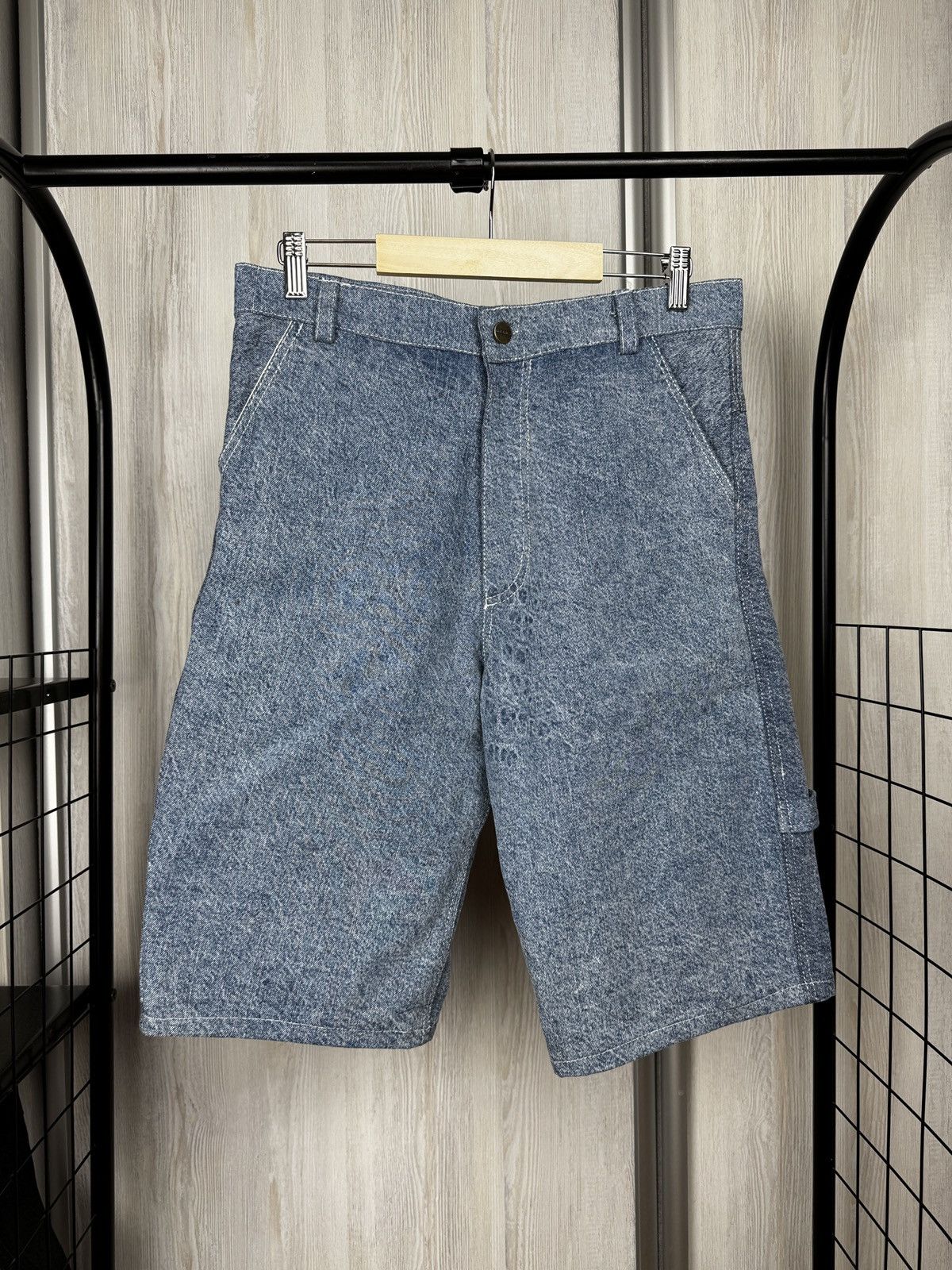 Carhartt Carhartt vinatge blue faded carpenter shorts size 30 Size US 30 / EU 46 - 3 Thumbnail