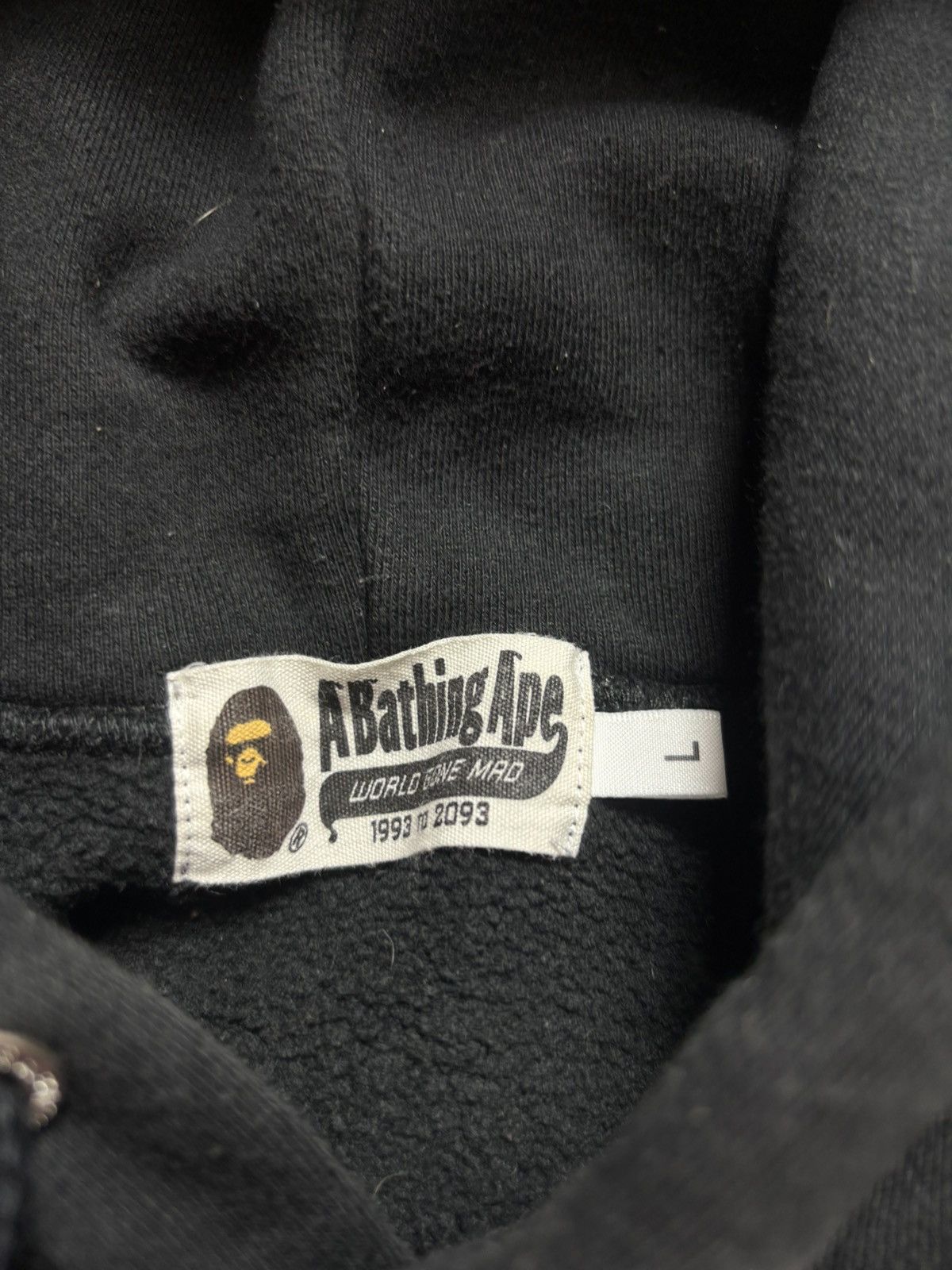 Bape Bape spellout pullover hoodie Size US L / EU 52-54 / 3 - 15 Thumbnail