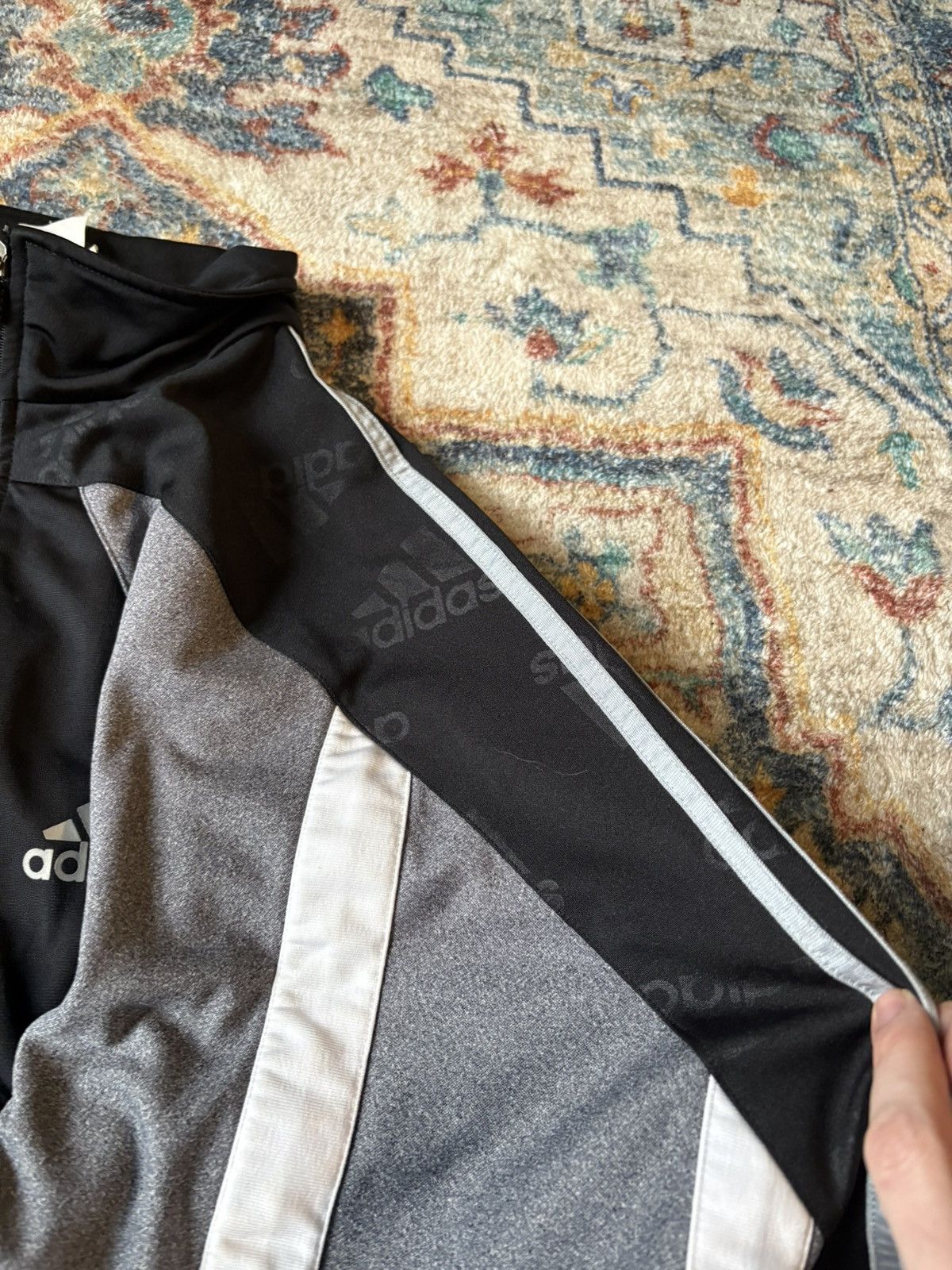 Adidas Vintage Adidas Black Zip-up Track Jacket Size XL Size US XL / EU 56 / 4 - 6 Thumbnail