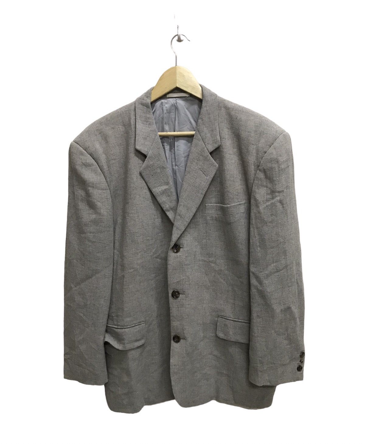Comme des Garcons Homme Plus AD1993 Comme Des Garcons Homme Plus Wool Blazer Size 42S - 2 Thumbnail