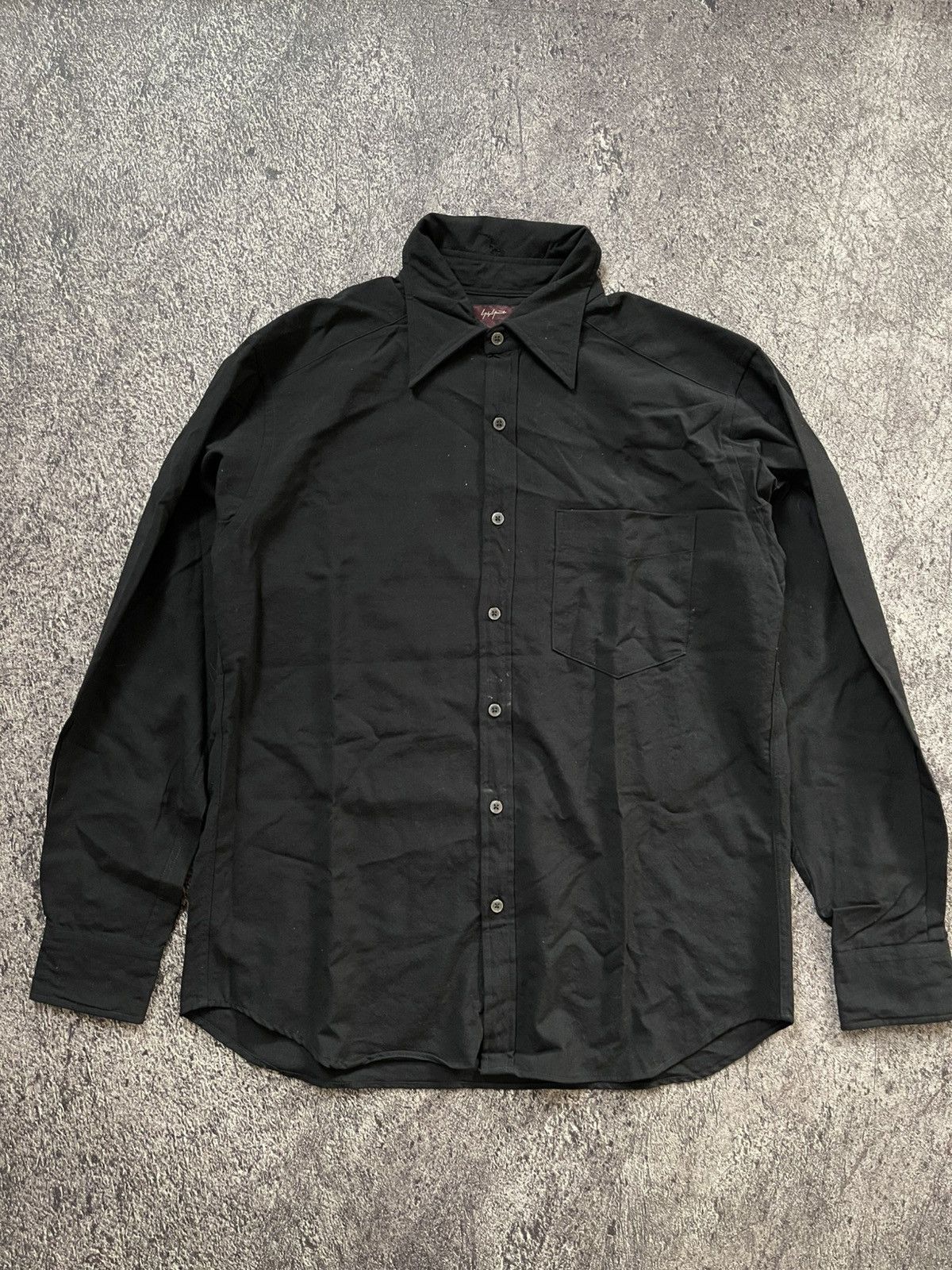 Yohji Yamamoto Vintage Yohji Yamamoto Durban A.A.R Black Shirt Size US L / EU 52-54 / 3 - 2 Thumbnail