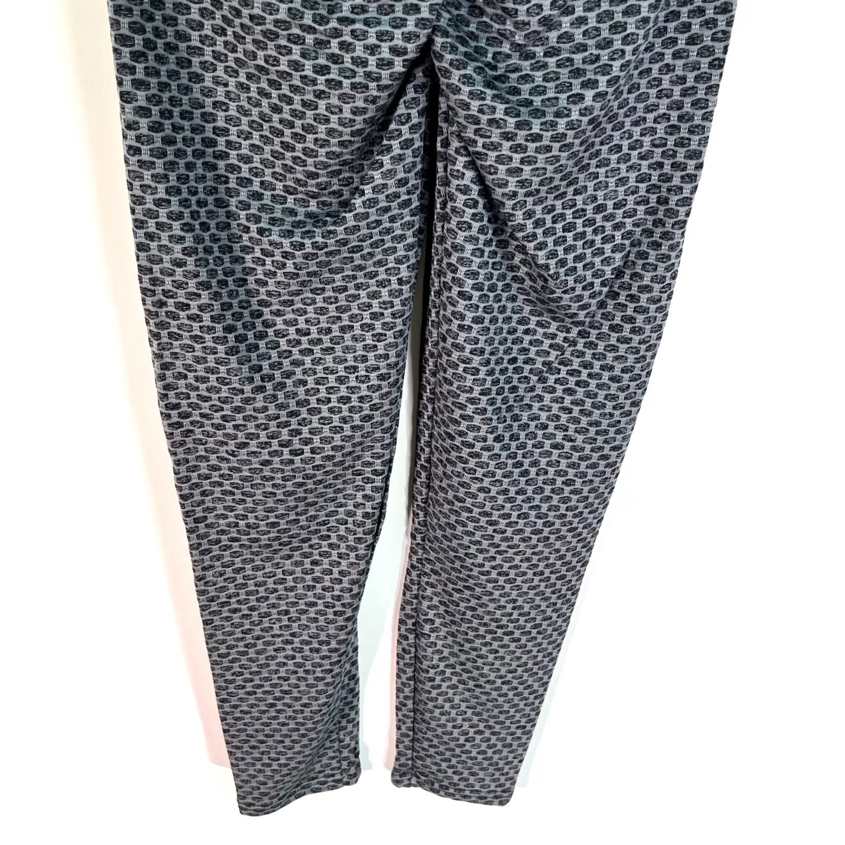 Vintage Women Leggings SZ S Anti-Cellulite High Waist Push Up Yoga Pants Gray Butt Lift Size 28" / US 6 / IT 42 - 5 Thumbnail