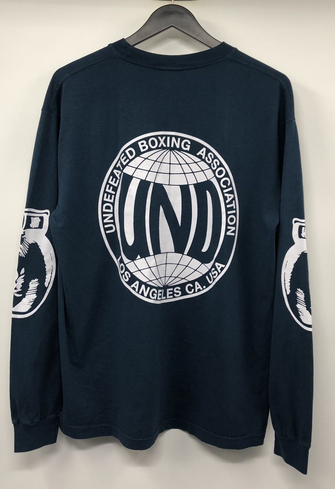 Undefeated Undefeated UBA Boxing Association Blue Long Sleeve T-Shirt Size US M / EU 48-50 / 2 - 1 Thumbnail