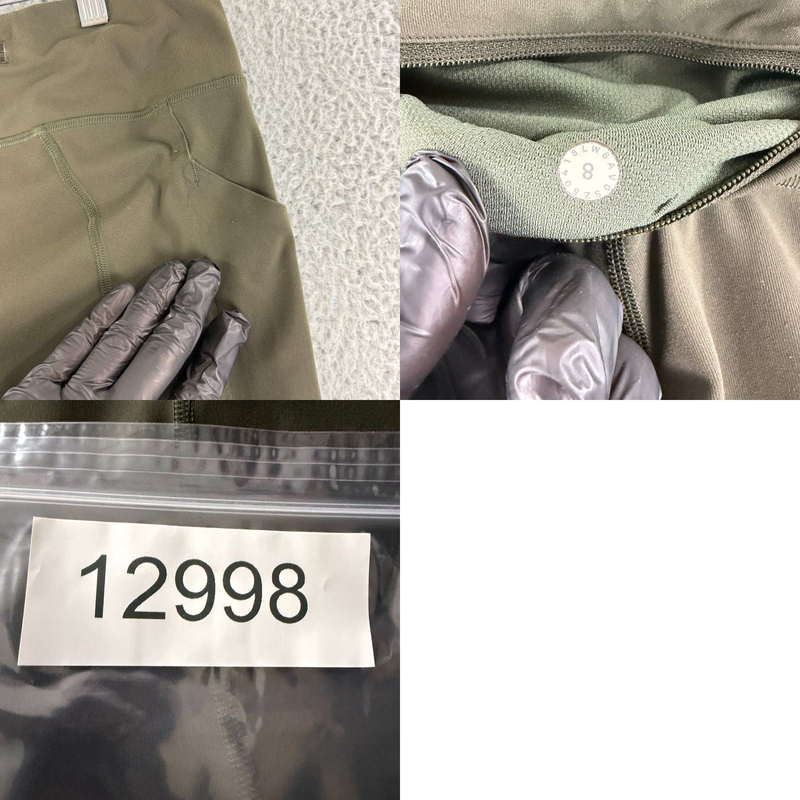 Lululemon VINTAGE Lululemon Pace Revival Crop Leggings Womens 8 Green Pull On Luxtreme Yoga Size 30" / US 8 / IT 44 - 9 Thumbnail