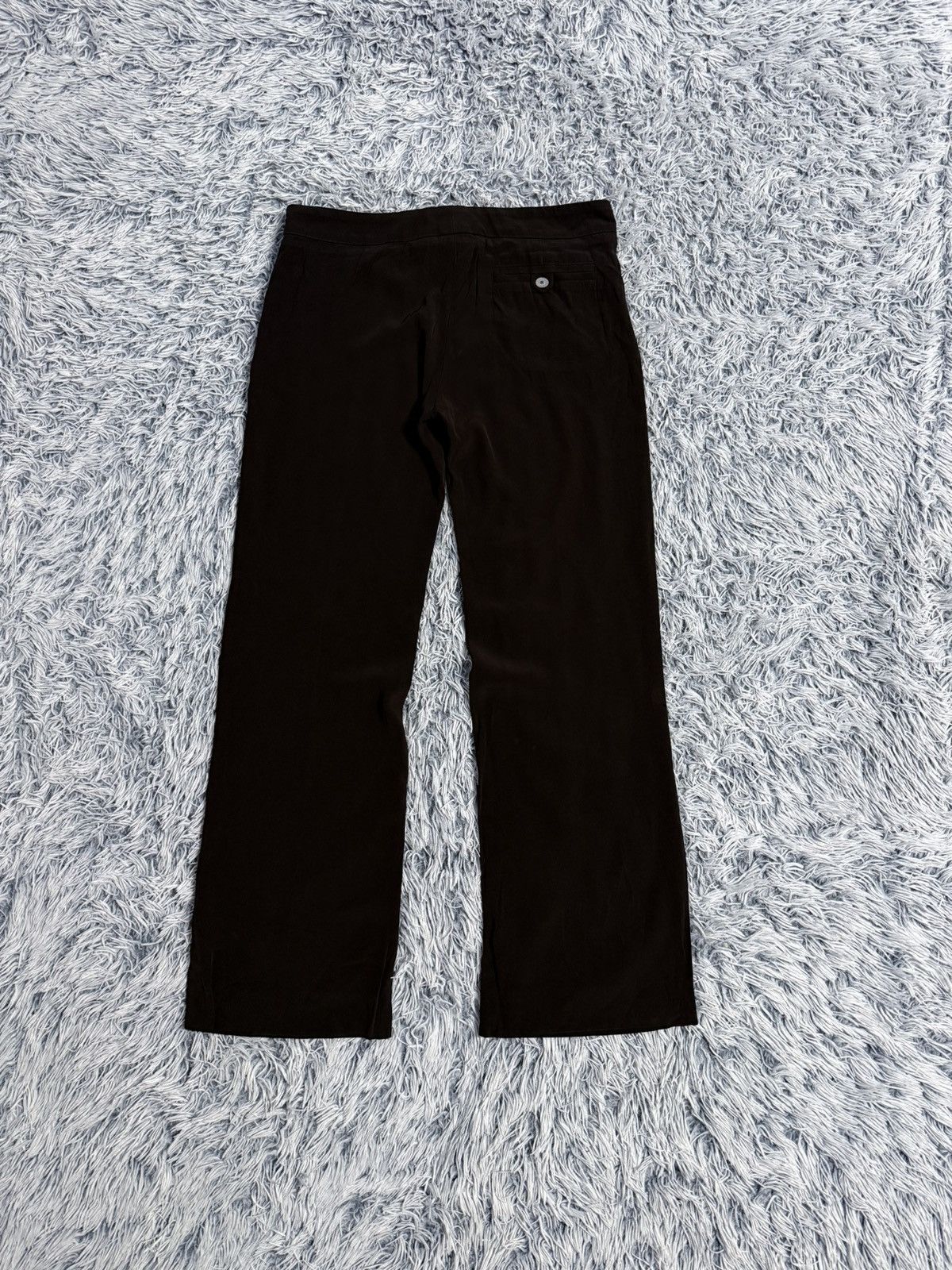 Chloe Vintage Chloe Straight Trousers pants wide leg brown Size 25" / US 0 / IT 36 - 10 Thumbnail