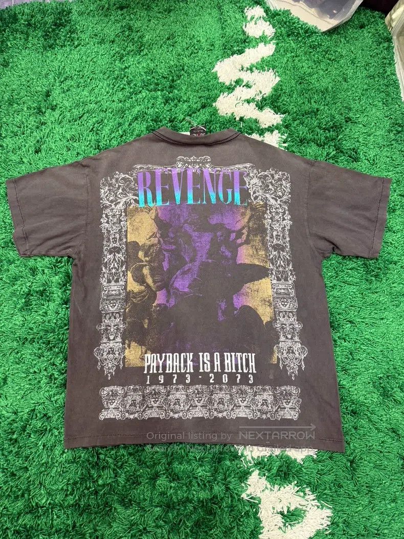 Saint Michael Saint Michael Pattern-made old T-shirt Size US XL / EU 56 / 4 - 2 Thumbnail
