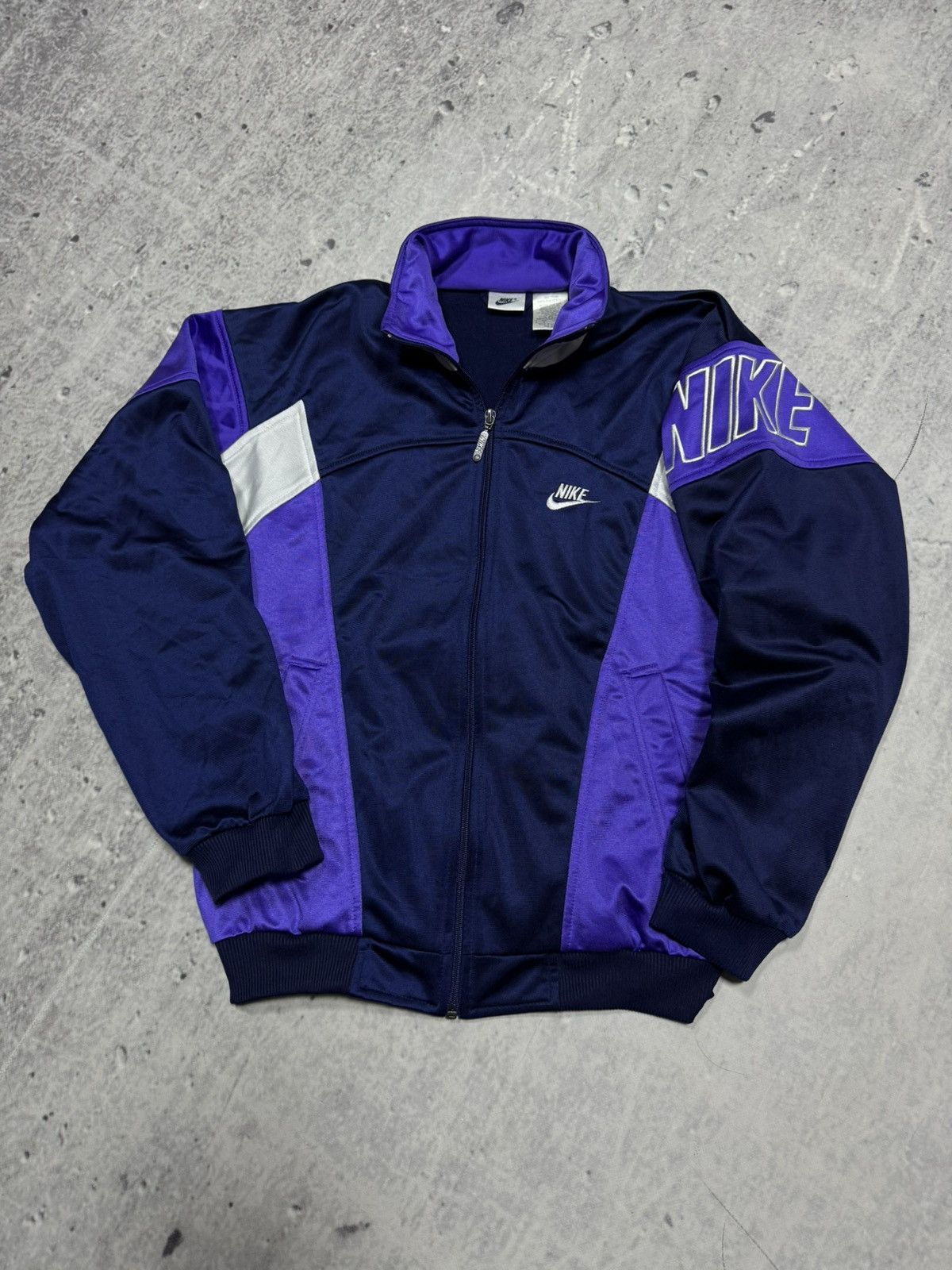 Nike × Vintage Vintage 90s Nike Olympic zip jacket rare Size US S / EU 44-46 / 1 - 1 Thumbnail