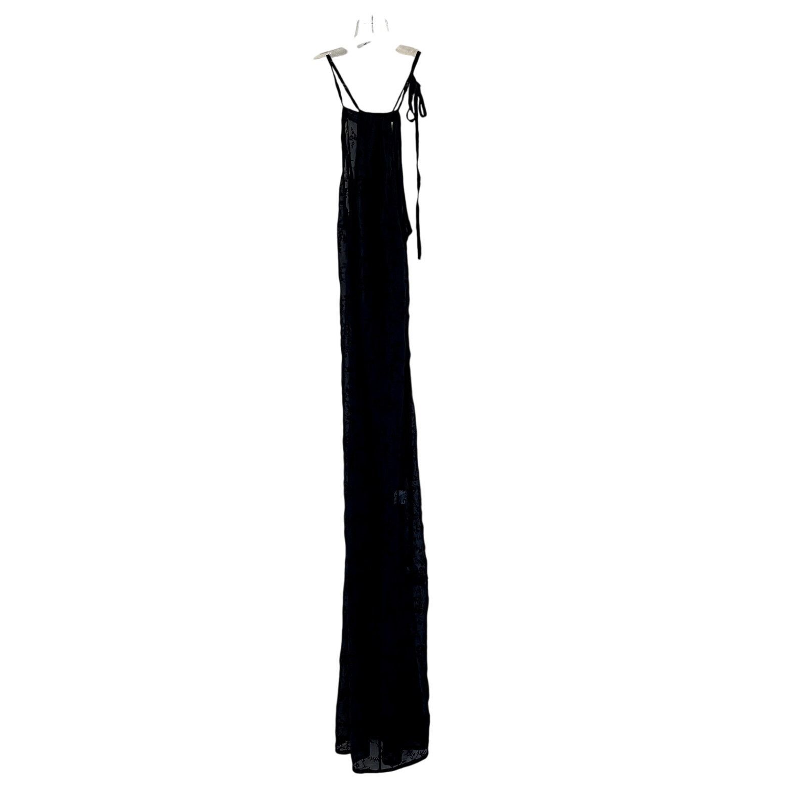 Musier Paris Musier Paris Sonfis Midi Dress Transparent Blue Floral Size M / US 6-8 / IT 42-44 - 3 Thumbnail
