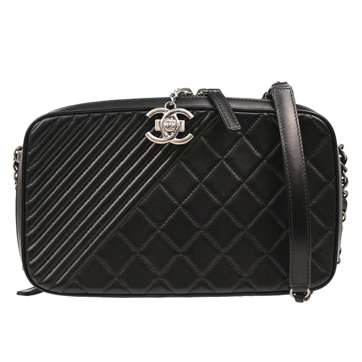 Chanel Chanel Coco Boy Camera Bag Quilted Leather Size ONE SIZE - 1 Thumbnail