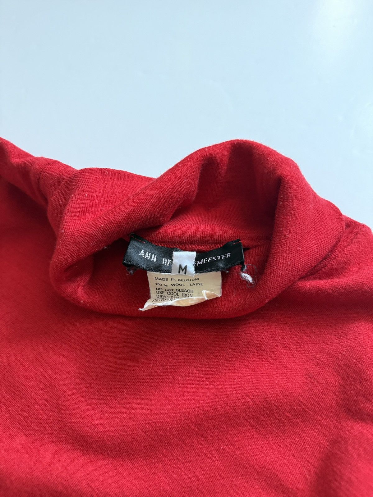 Ann Demeulemeester Ann Demeulemeester 00’s red knit Size US M / EU 48-50 / 2 - 7 Thumbnail