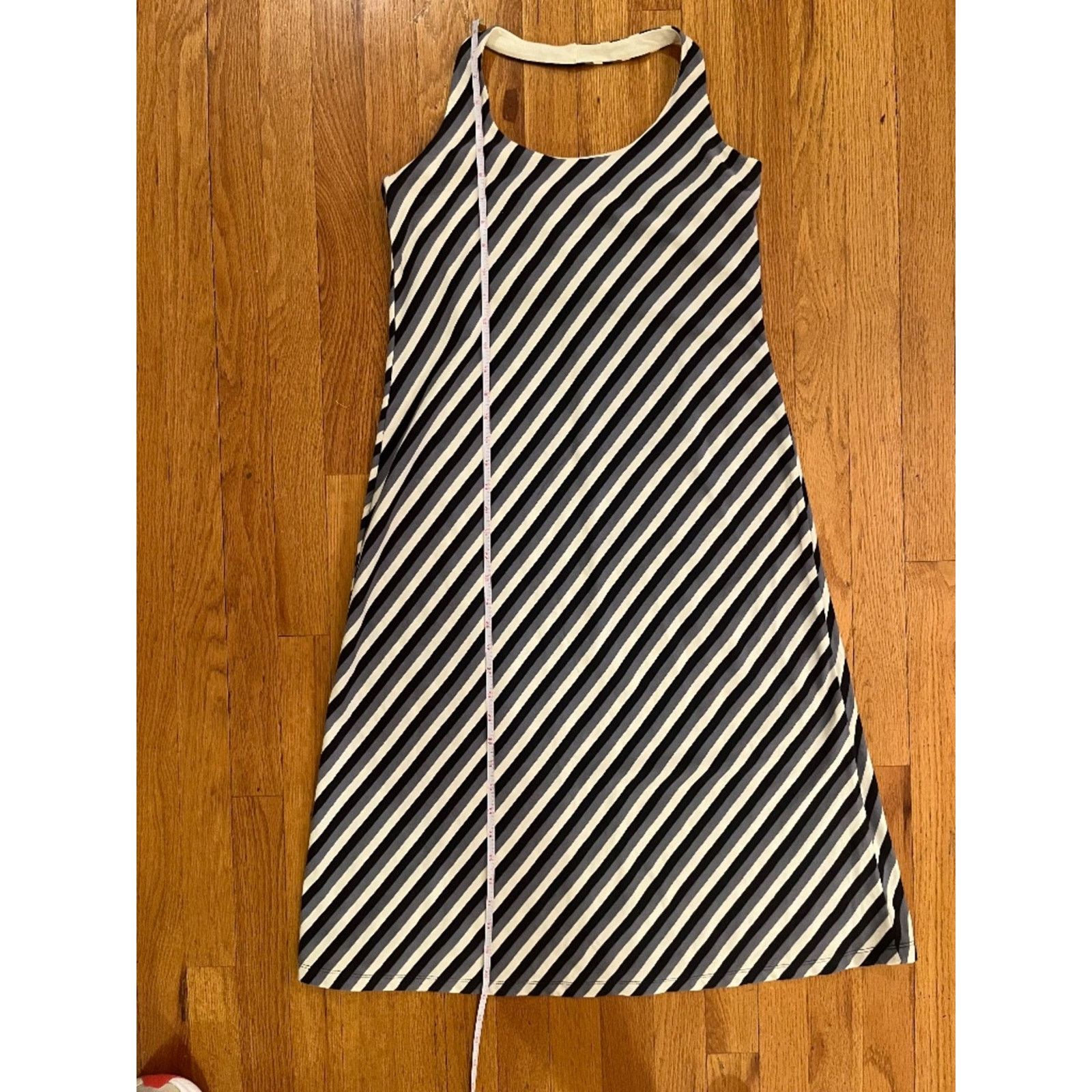 J.Crew J. Crew Striped Halter A-Line Maxi Dress Size Large Size L / US 10 / IT 46 - 5 Thumbnail