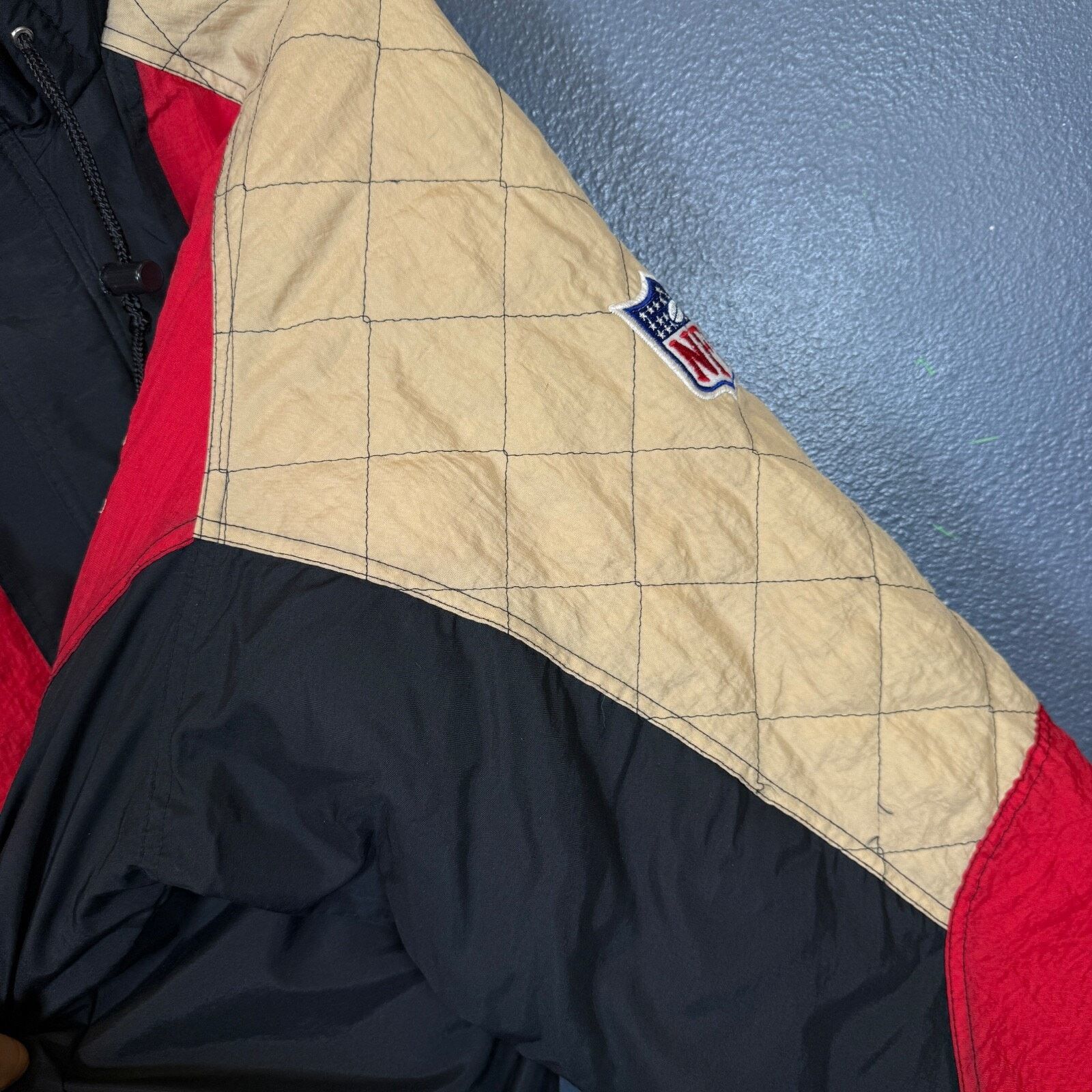 Starter Srarter XL black down jacket 49ERS NFL San Francisco Vintage Size US XL / EU 56 / 4 - 14 Thumbnail