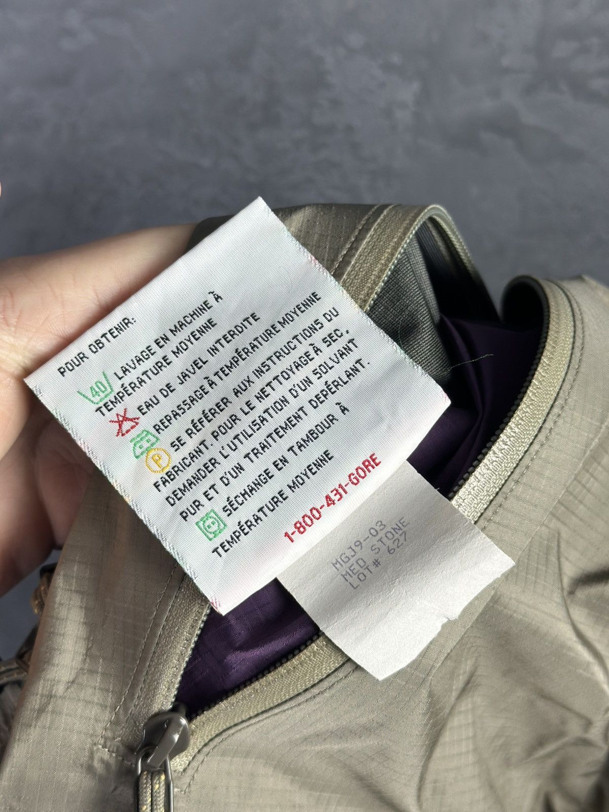 Arc'teryx × Vintage Arcteryx 1999 Kappa Golden Logo 'Stone' GoreTex Jacket Rare! Size US L / EU 52-54 / 3 - 21 Thumbnail