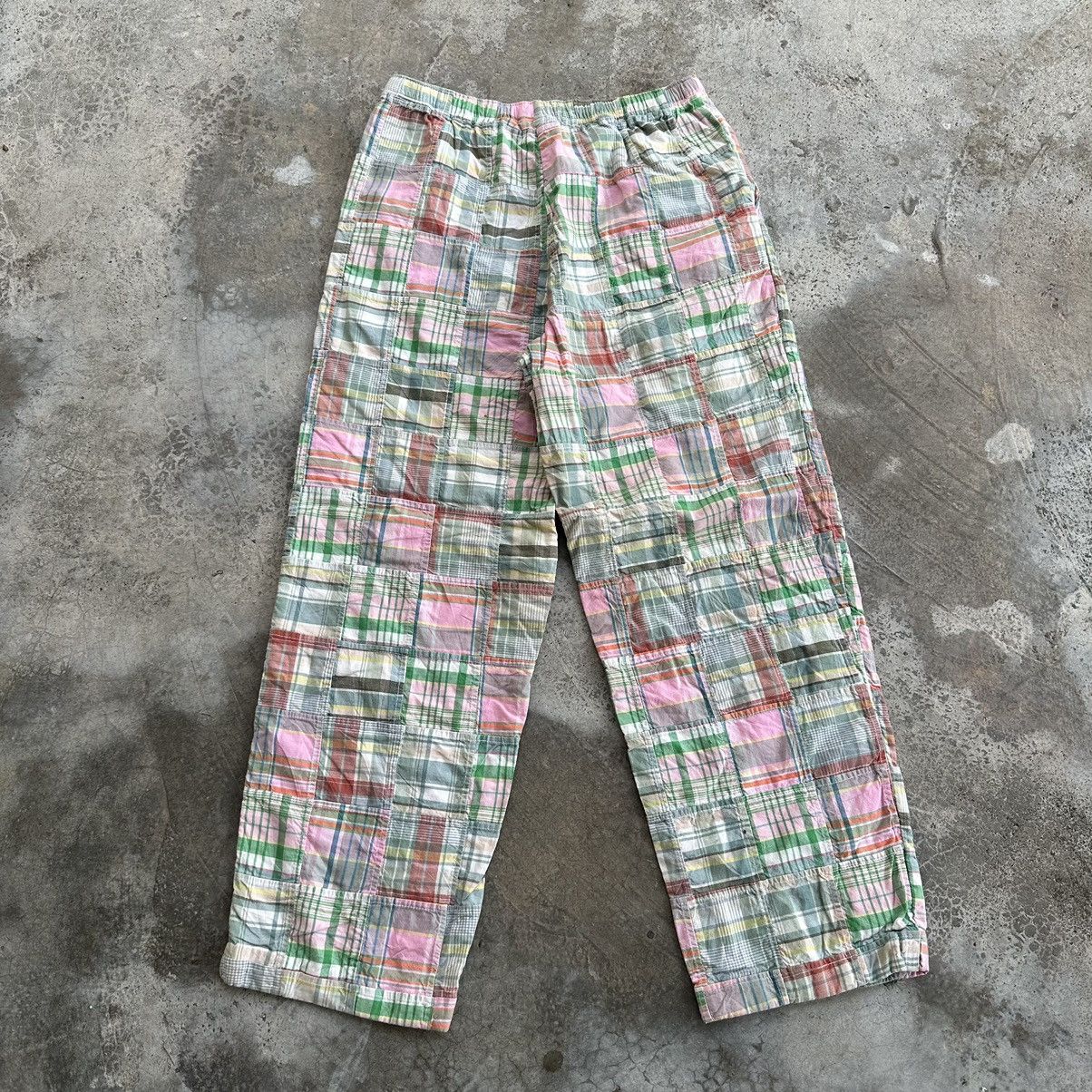Orvis ORVIS PATCHWORK STYLE SPRING WAIST COTTON PANTS SIZE S Size US 32 / EU 48 - 9 Thumbnail