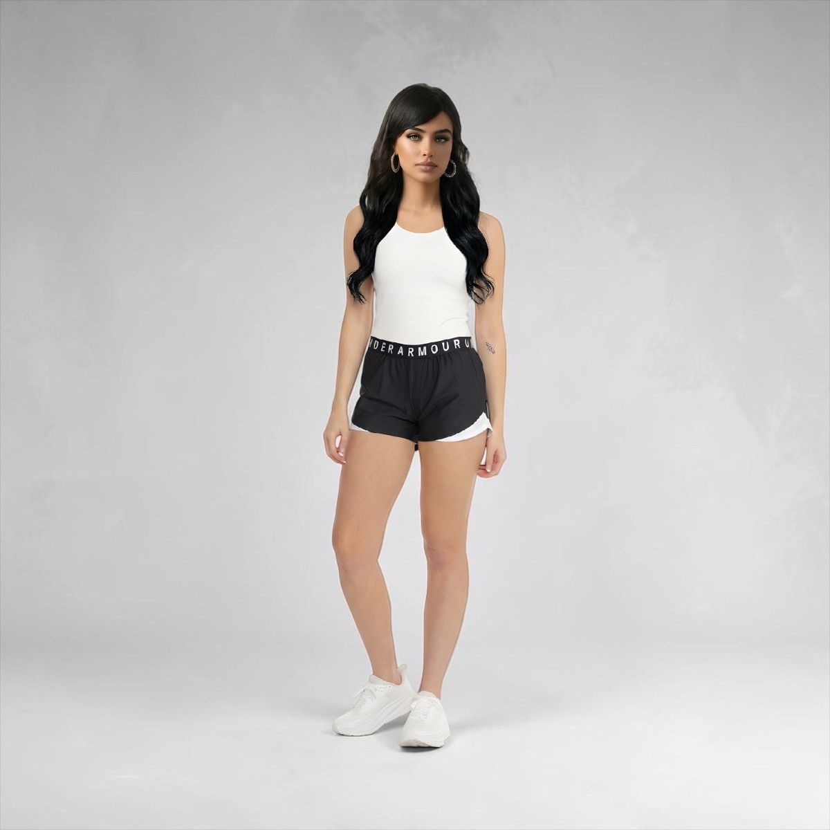 Under Armour Under Armour HeatGear® Play Up 3.0 Women’s Black Shorts Sz L Size 30" / US 8 / IT 44 - 2 Thumbnail