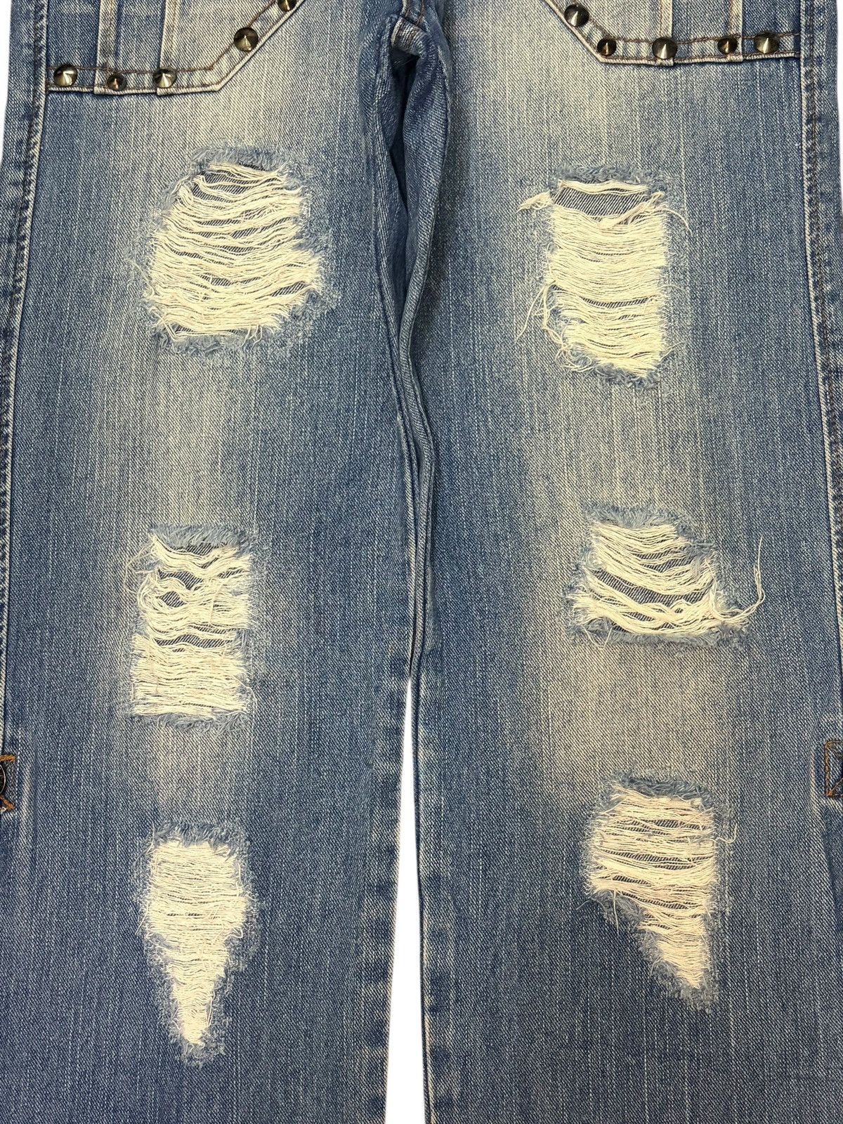 Affliction Vintage Japanese Algonquins Punk Distressed Jeans Size 26" / US 2 / IT 38 - 3 Thumbnail