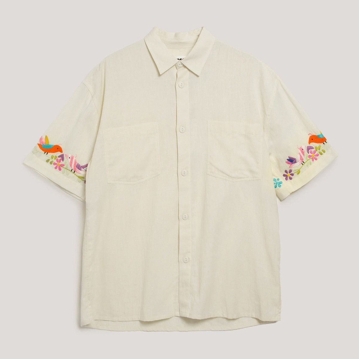 YMC YMC Embroidered Short-Sleeved Shirt Size US M / EU 48-50 / 2 - 2 Thumbnail