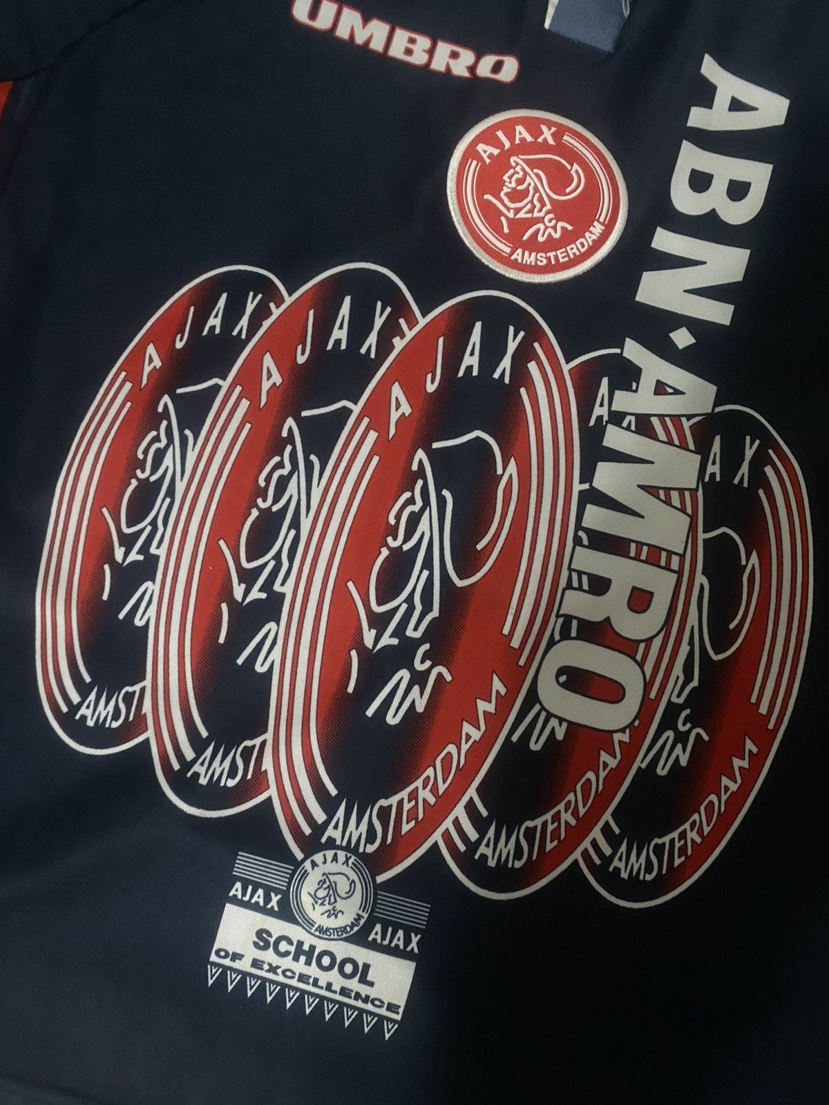 Umbro × Vintage Umbro Ajax 1997/1998 Vintage Soccer Jersey Jersey (Rare) Size US L / EU 52-54 / 3 - 8 Thumbnail