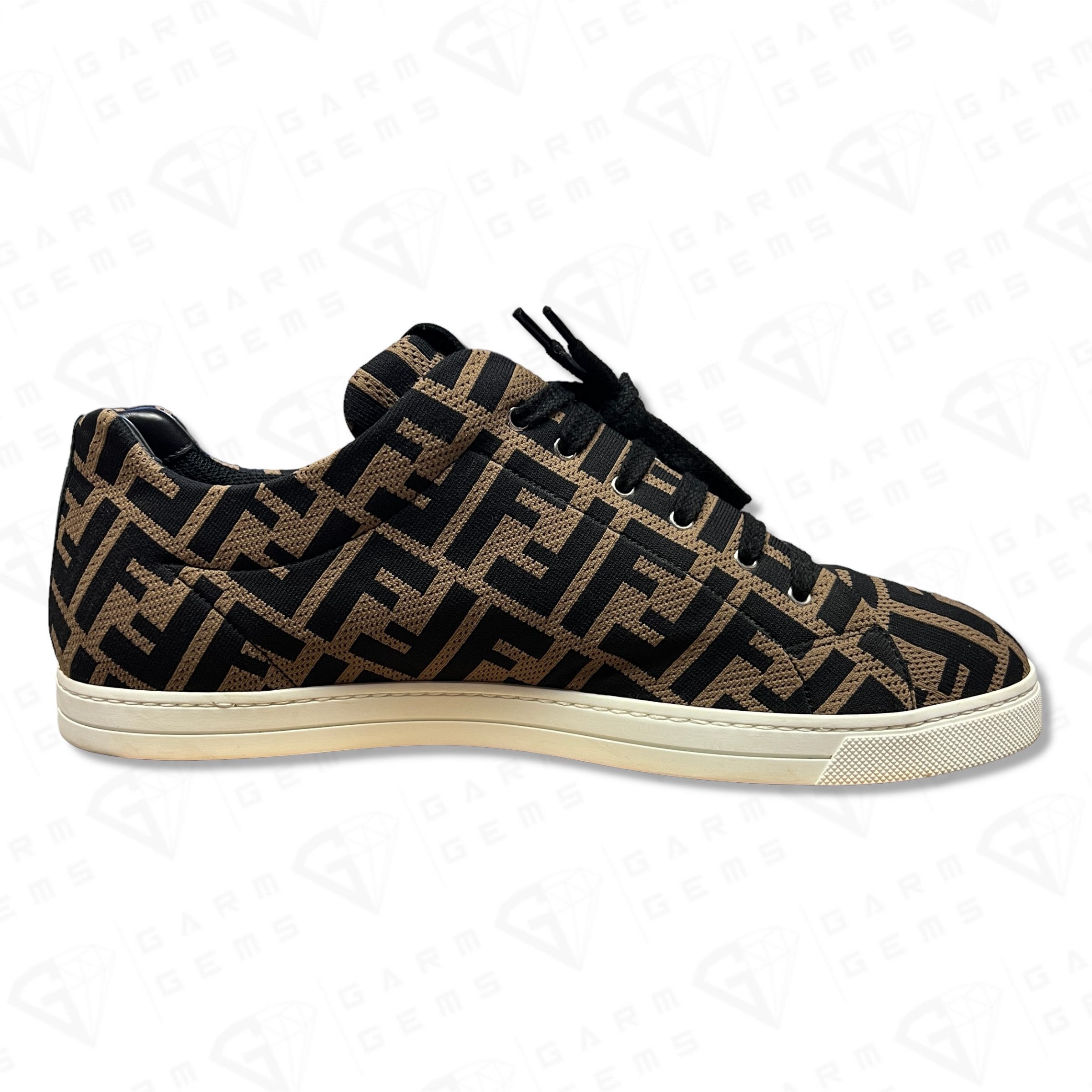 Fendi Fendi FF Motif Mesh Low Top Trainers Size US 10 / EU 43 - 4 Thumbnail
