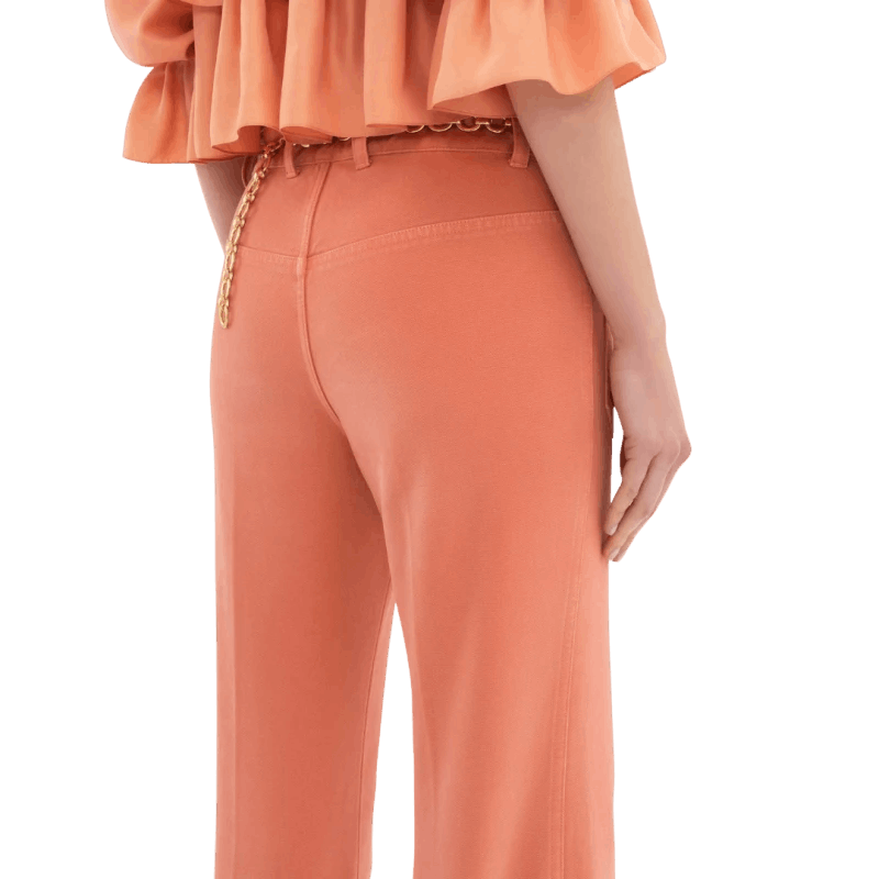Chloe o1loc1c11125 Trousers in Shell Coral Size 28" / US 6 / IT 42 - 4 Thumbnail