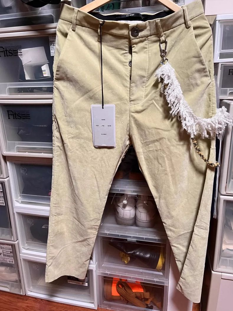 Song For The Mute Song For The Mute Hanging chain trousers casual pants dres Size US 32 / EU 48 - 1 Thumbnail