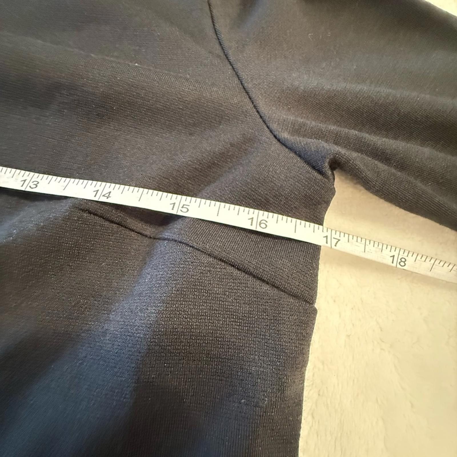 Gap Gap black Y2K midi dress wide sleeve cuffs back zip SZ XS Size XS / US 0-2 / IT 36-38 - 8 Thumbnail