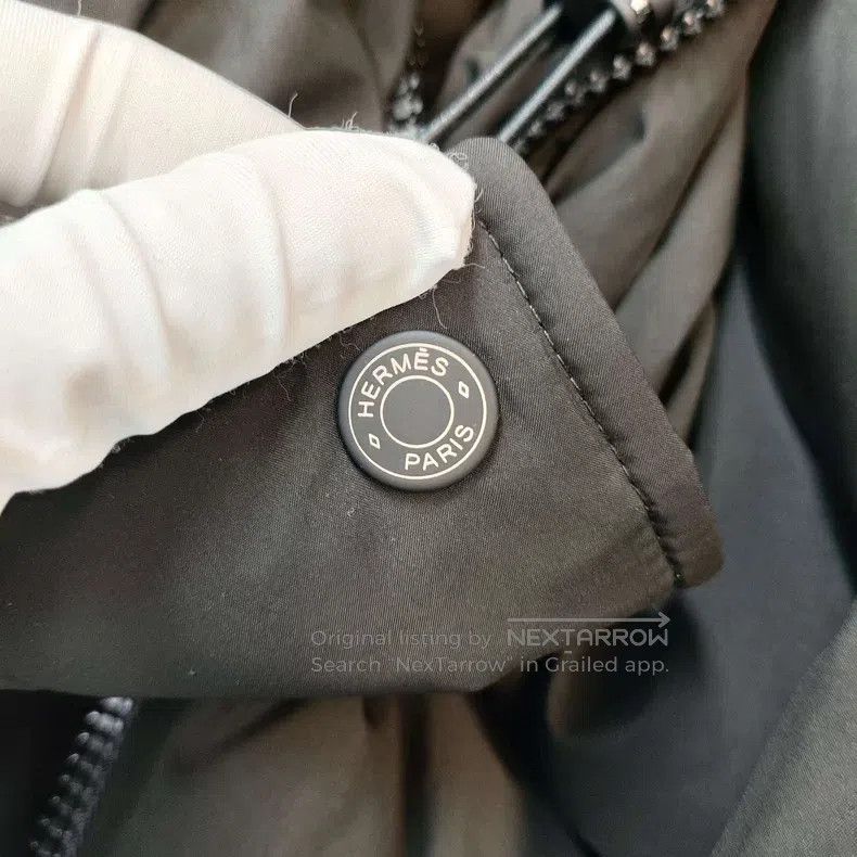 Hermes Hermes Ladies Black Puffer Jacket Size XXS / US 00 / IT 34 - 3 Thumbnail