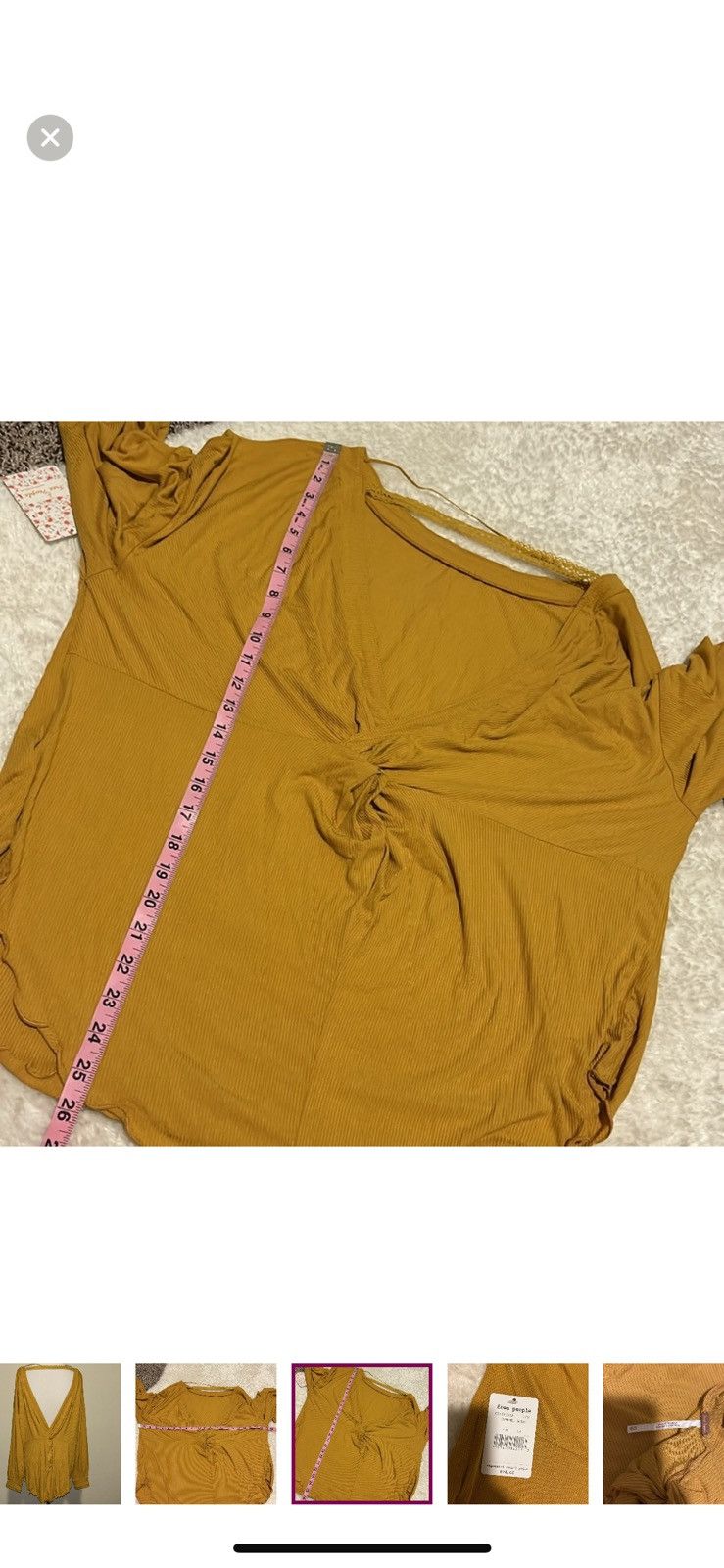 Free People Free people XS untamed gold shimmy shake top Size XS / US 0-2 / IT 36-38 - 5 Thumbnail