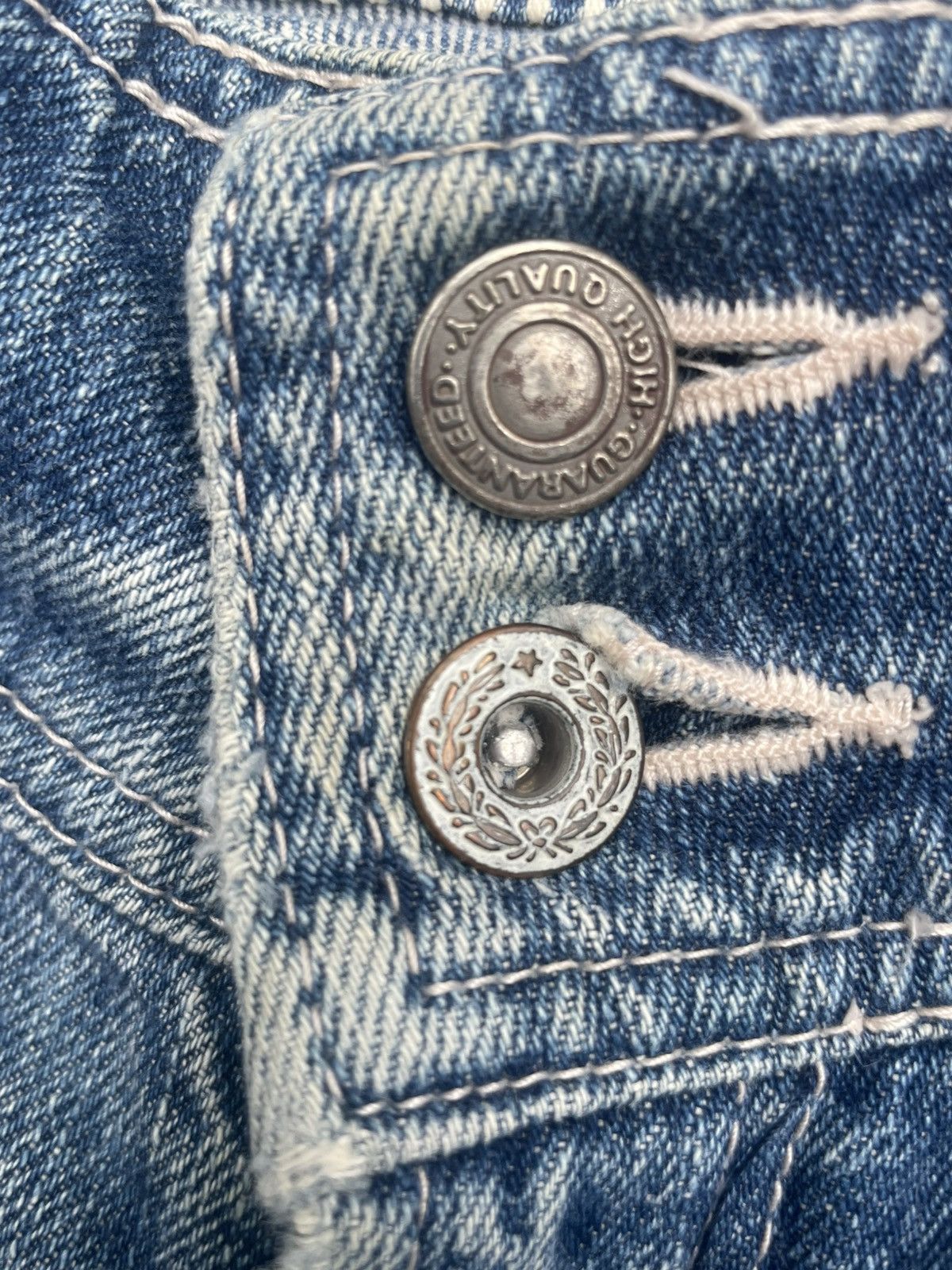 Japanese Brand Vintage Betty Smith Flare Distresed Size 29" - 19 Thumbnail
