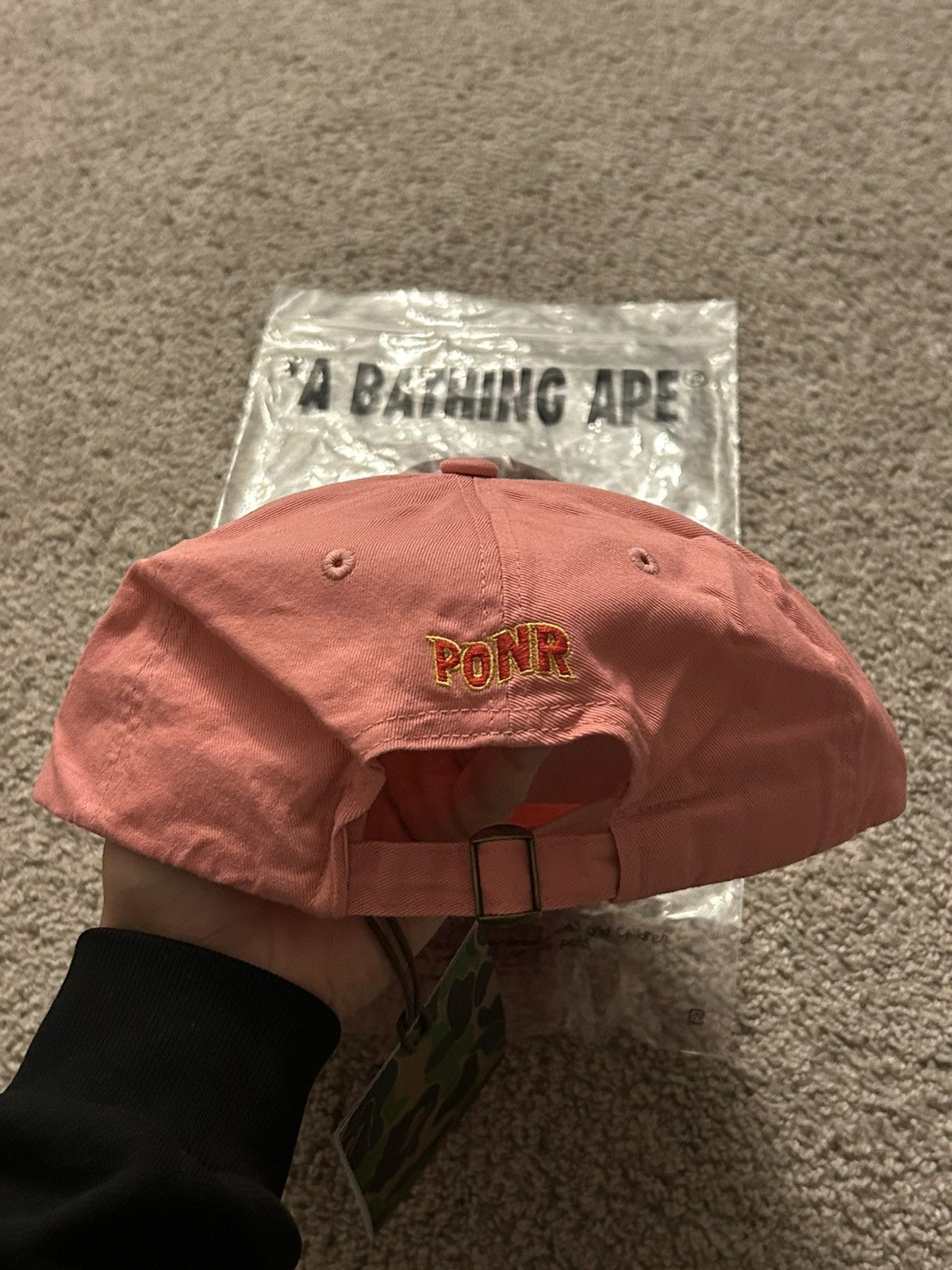 Bape BAPE Tiger Shark Face PONR Dad Hat Size ONE SIZE - 4 Thumbnail