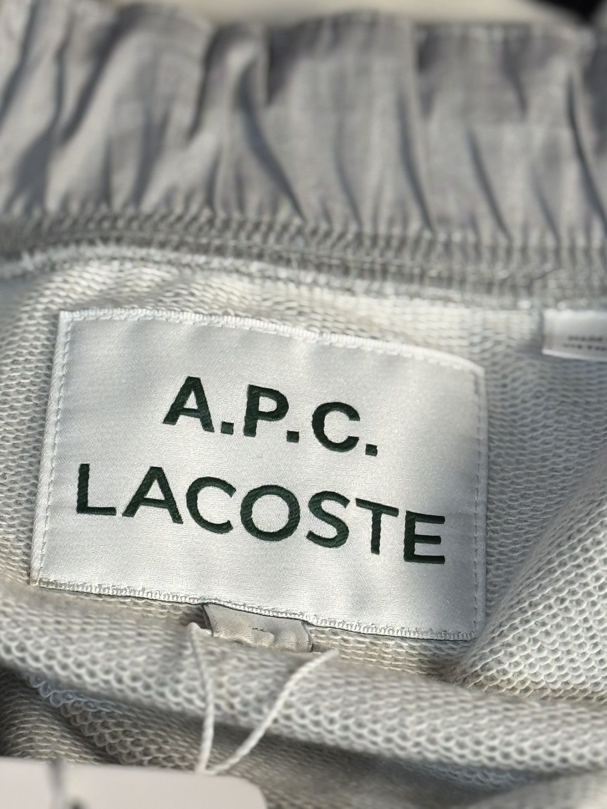 Lacoste NEW APC PARIS X LACOSTE SWEATPANTS GRAY XL DRAWSTRING Size US 36 / EU 52 - 4 Thumbnail