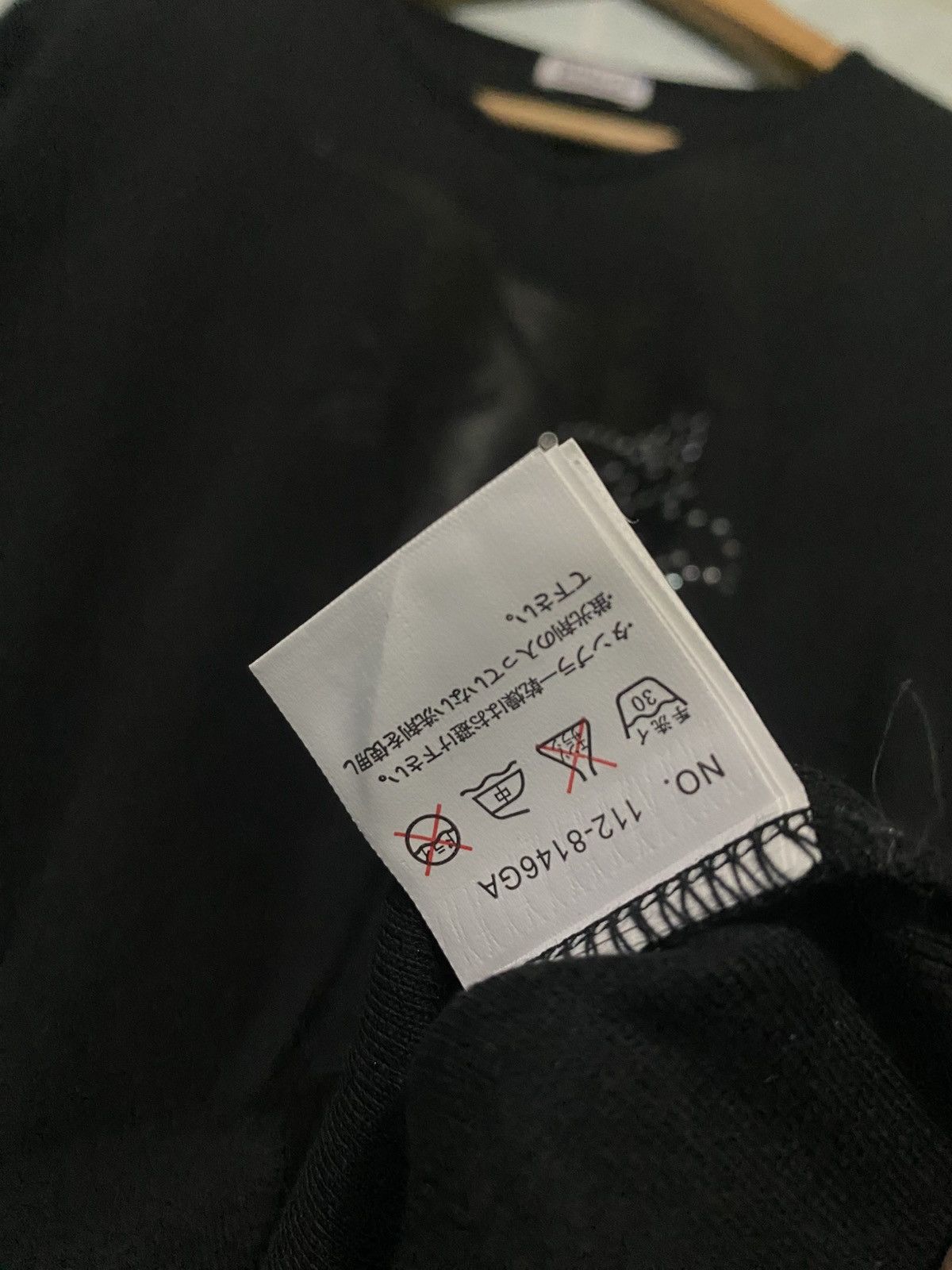 In The Attic × Japanese Brand Growth IN THE ATTIC Embellished V Neck Tee Size US L / EU 52-54 / 3 - 5 Thumbnail