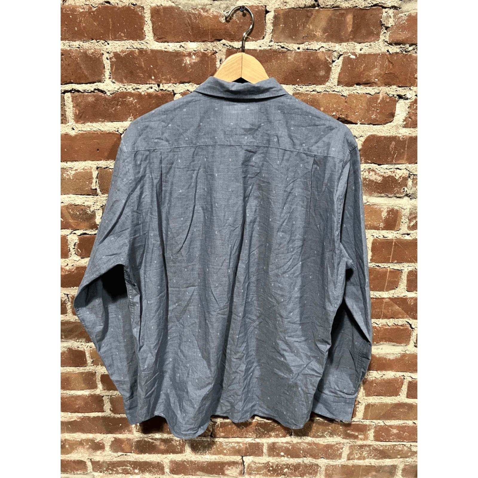 Billabong Billabong Mens Button-Up Shirt XL Blue Long Sleeve Stretch Premium Size US XL / EU 56 / 4 - 2 Thumbnail