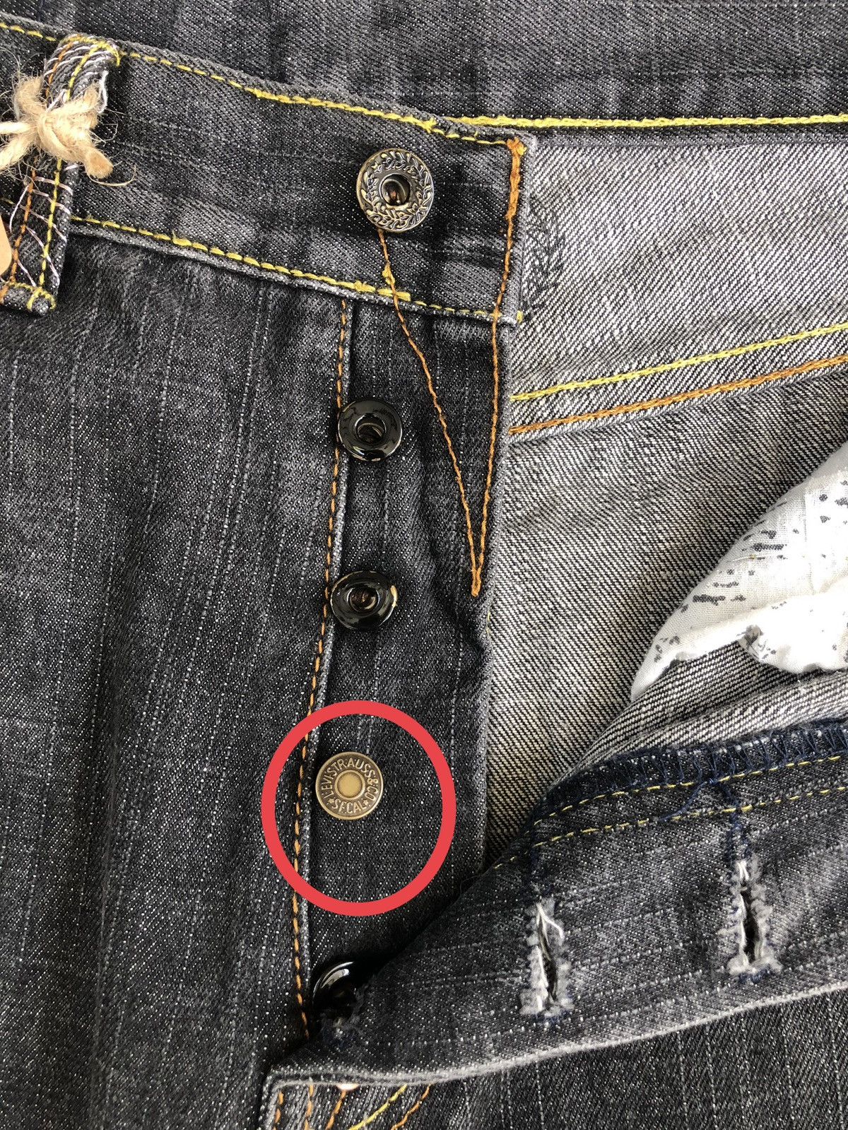 RMC Jeans Red Monkey Company Embroidered Jeans Distressed Size US 30 / EU 46 - 19 Thumbnail