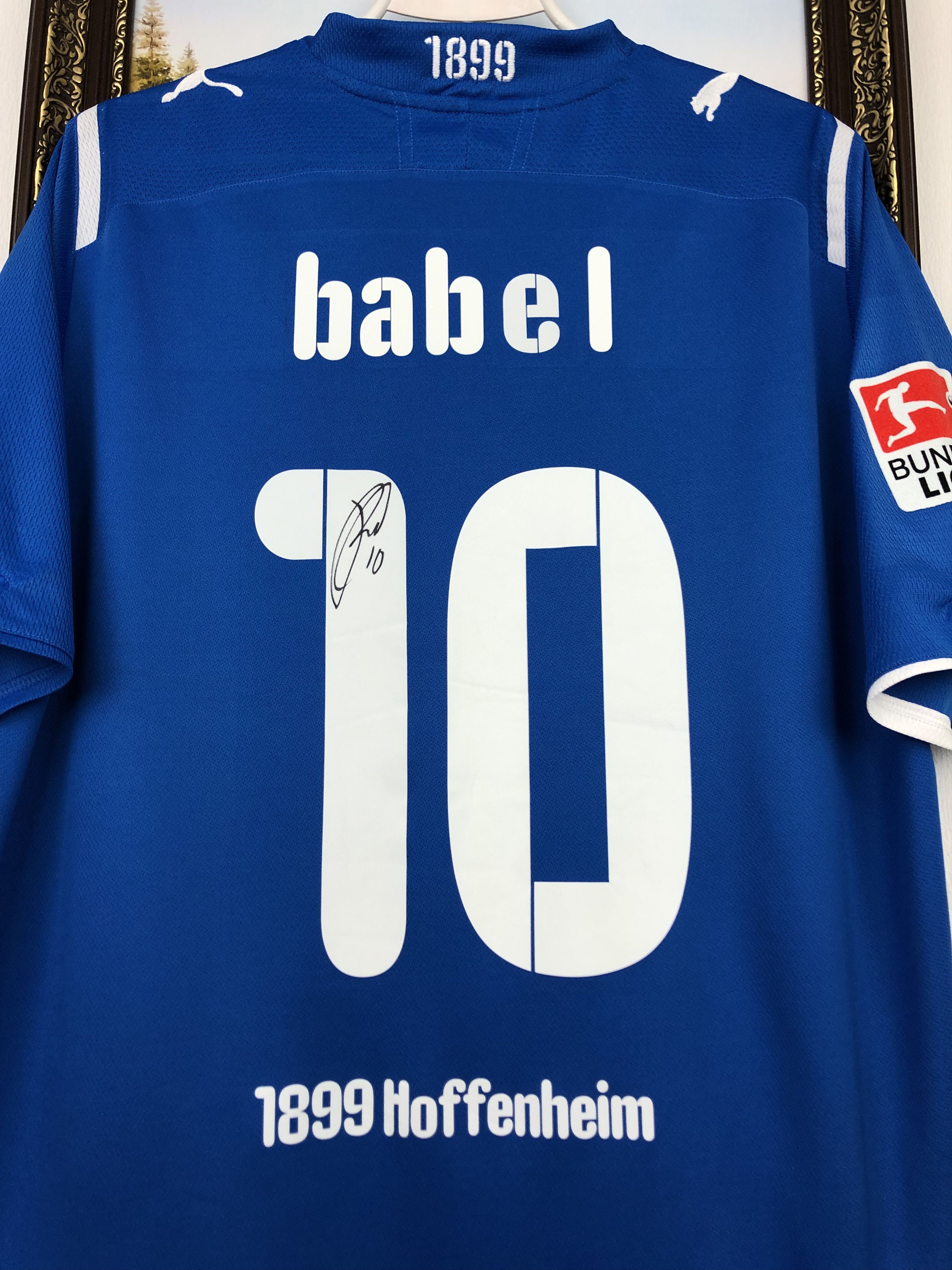 Other Hoffenheim football shirt 2009 Soccer Babel Jersey Signed Size US XL / EU 56 / 4 - 11 Thumbnail
