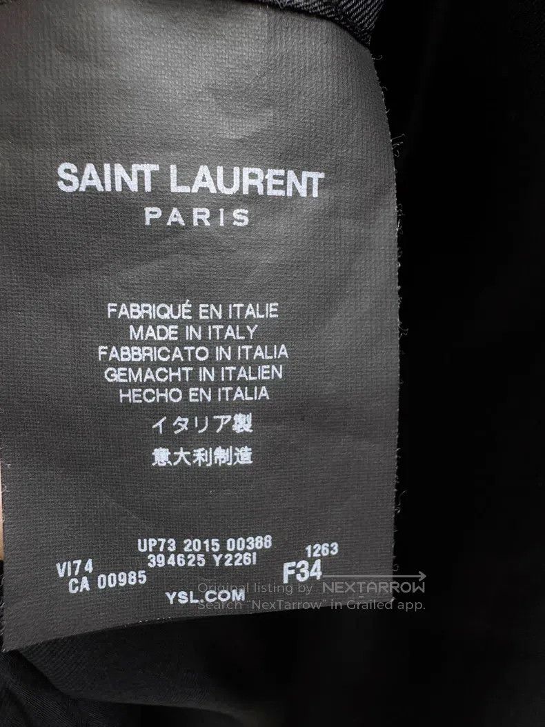 Saint Laurent Paris Saint Laurent Paris Wool Suit Jacket Size XXS / US 00 / IT 34 - 5 Thumbnail