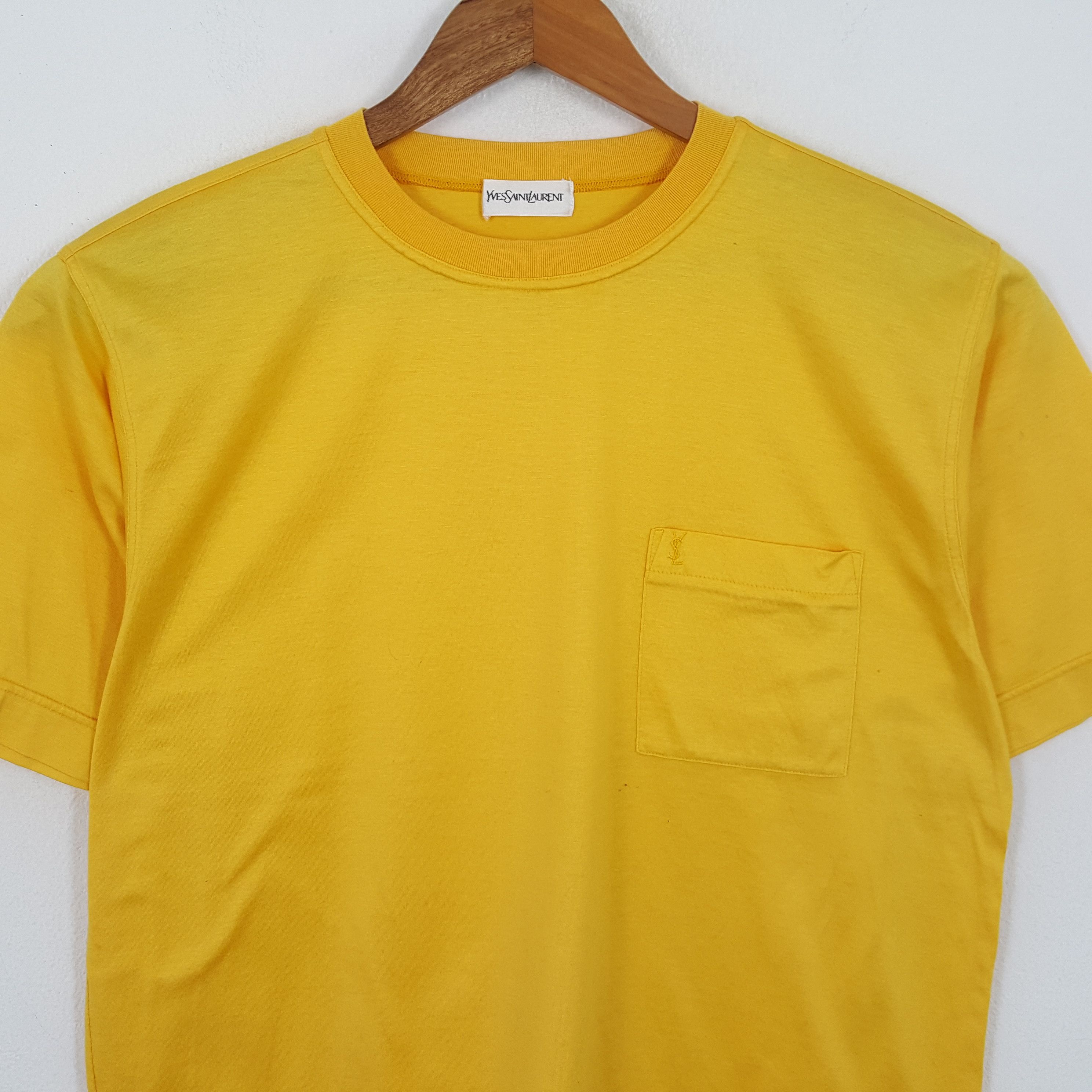 Vintage × Yves Saint Laurent Vintage YVES SAINT LAURENT Italian Brand T-Shirts Size US L / EU 52-54 / 3 - 2 Thumbnail