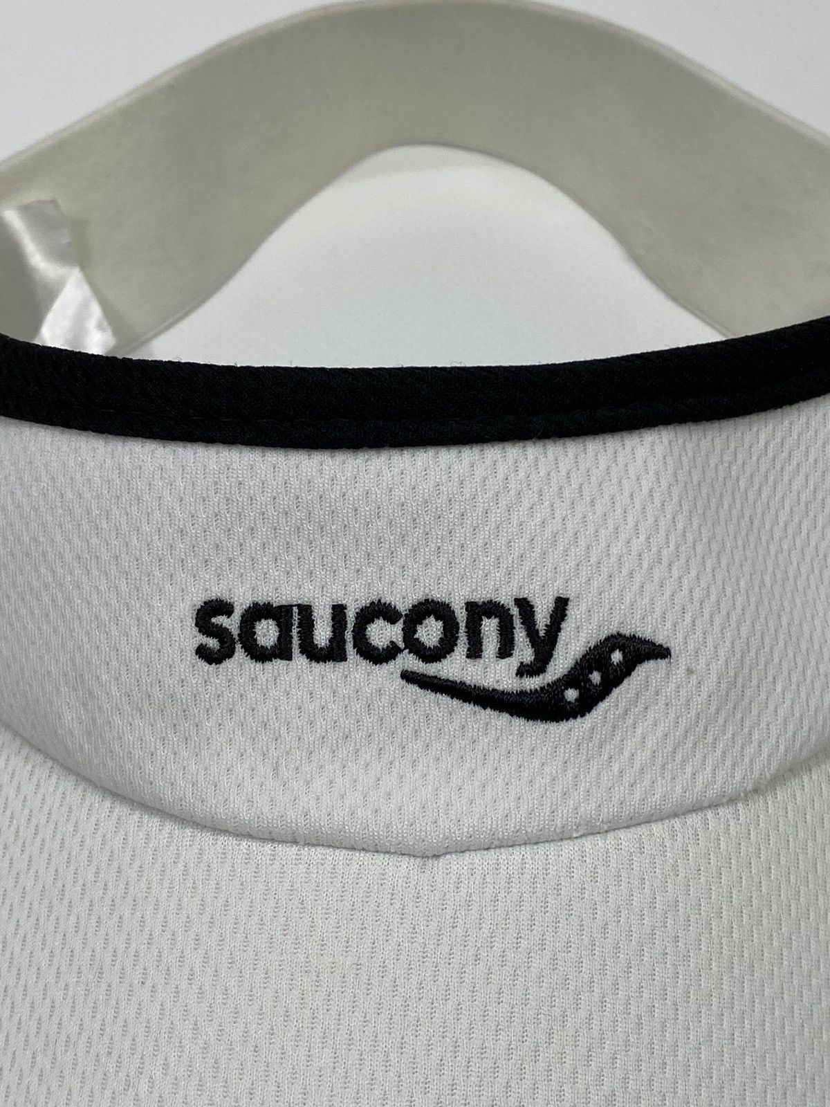 Saucony 🔥LASTDROP🔥 Y2K Saucony Tennis Running Sportswear Visor Cap Size ONE SIZE - 3 Thumbnail