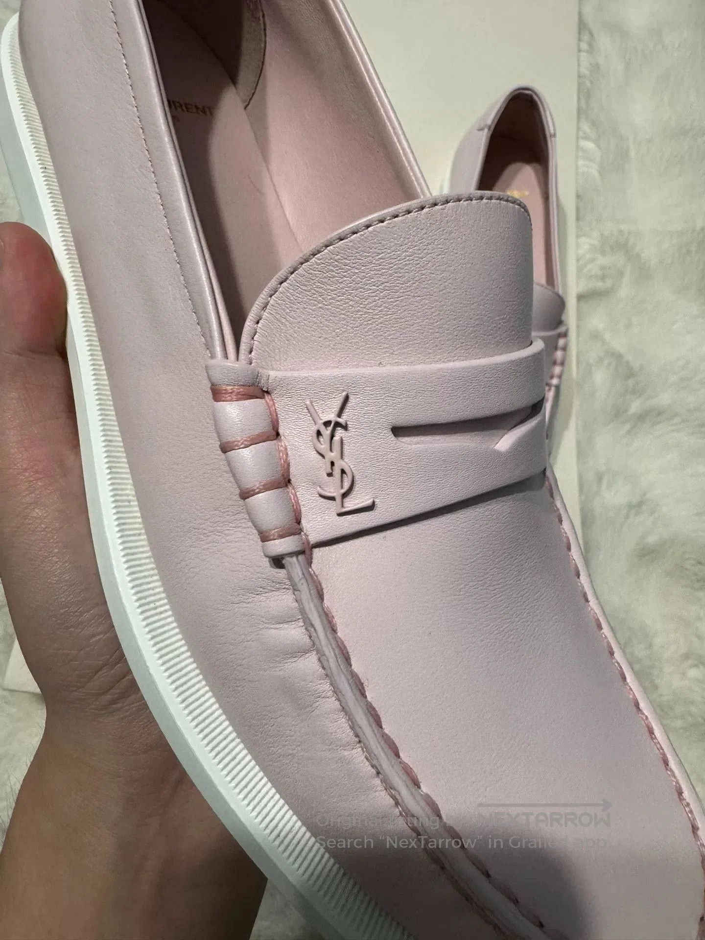 Yves Saint Laurent Saint Laurent YSL Logo Loafers. Size US 7 / EU 40 - 3 Thumbnail