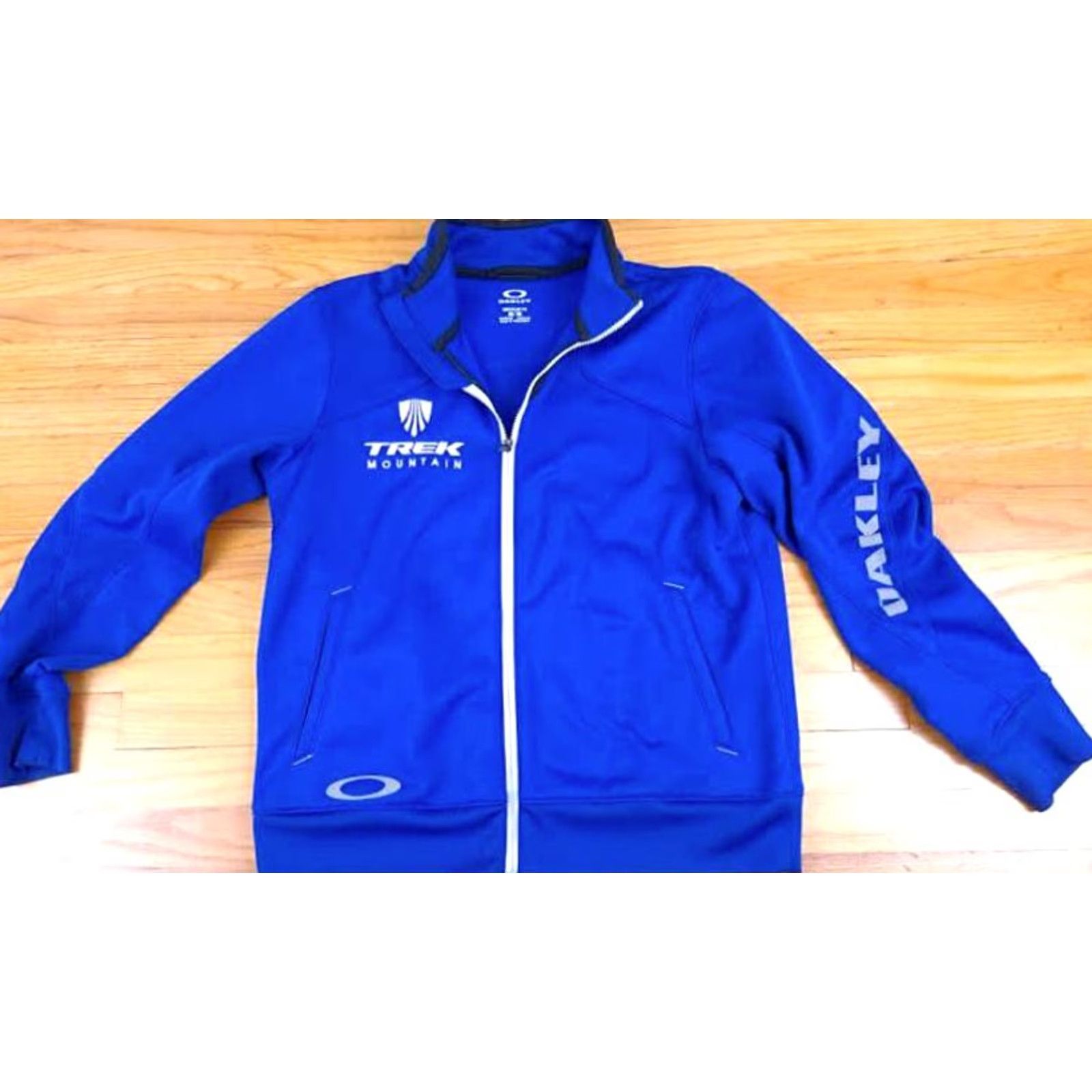 Oakley Oakley Jacket Track Full Zip Racing Blue M Men Regular Polyester Zip Spring Medium Size US M / EU 48-50 / 2 - 2 Thumbnail